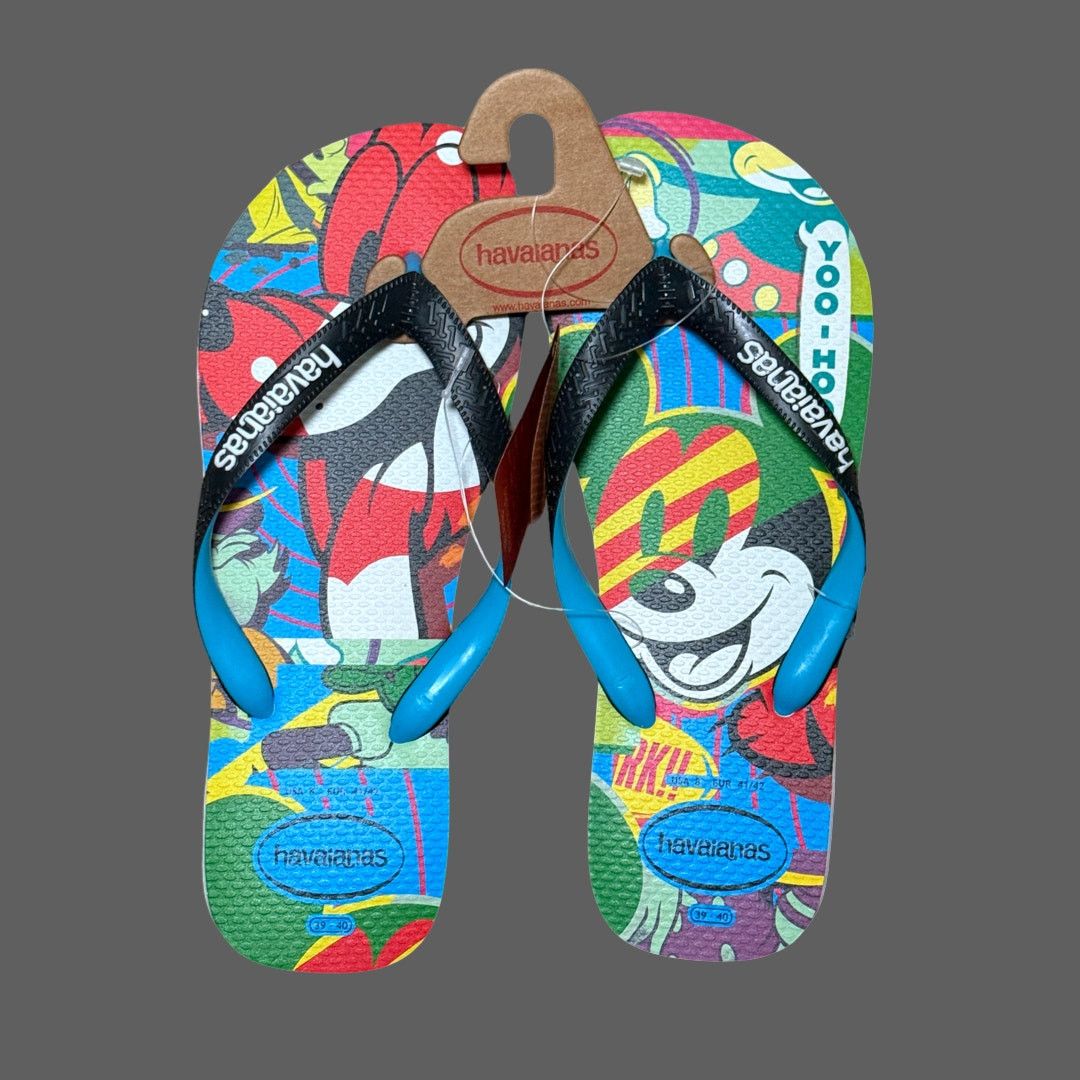 Other Havaianas Disney Mickey Mouse and Pluto Flip Flops Size 8 Size US 8 / EU 41 - 1 Thumbnail