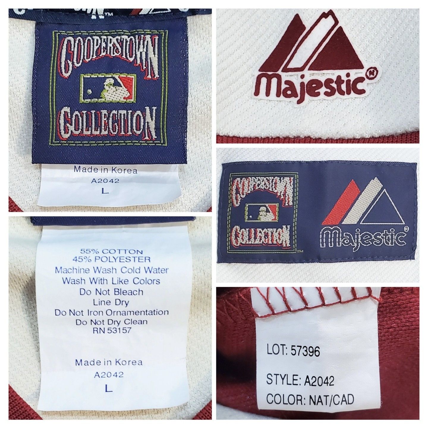 Cooperstown Collection × Majestic × Vintage Vintage Philadelphia Phillies Majestic Cooperstown Jersey Size US L / EU 52-54 / 3 - 11 Thumbnail