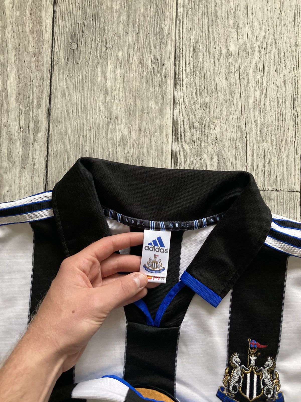 Adidas × Vintage Vintage 90’s adidas Newcastle United soccer football jersey Size US XL / EU 56 / 4 - 9 Thumbnail