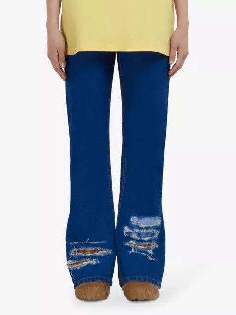 Marni o1srvl11e0624 Denim Trouser in Ocean Size 26" / US 2 / IT 38 - 3 Thumbnail