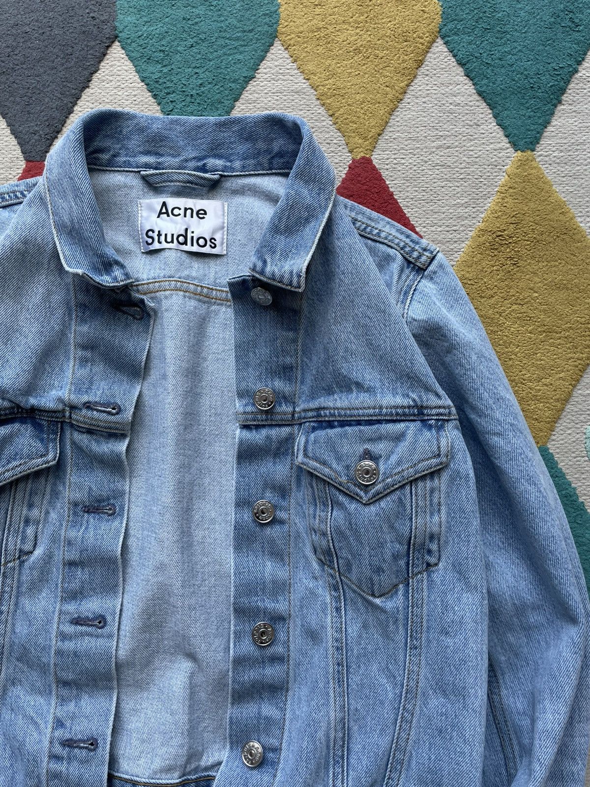 Acne Studios Acne Studios Tag LT Vintage Light Wash Blue Den Size US S / EU 44-46 / 1 - 3 Thumbnail