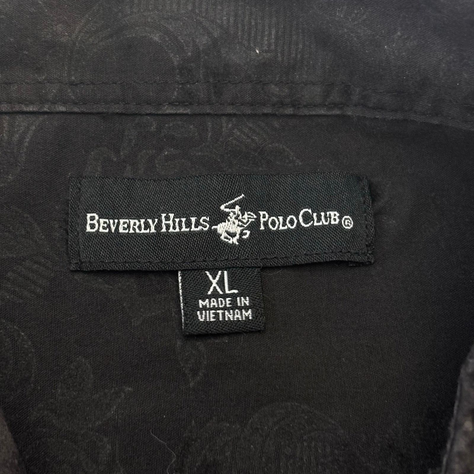 Beverly Hills Polo Club Beverly Hills Polo Club Black Button Down Shirt XL Size US XL / EU 56 / 4 - 3 Thumbnail
