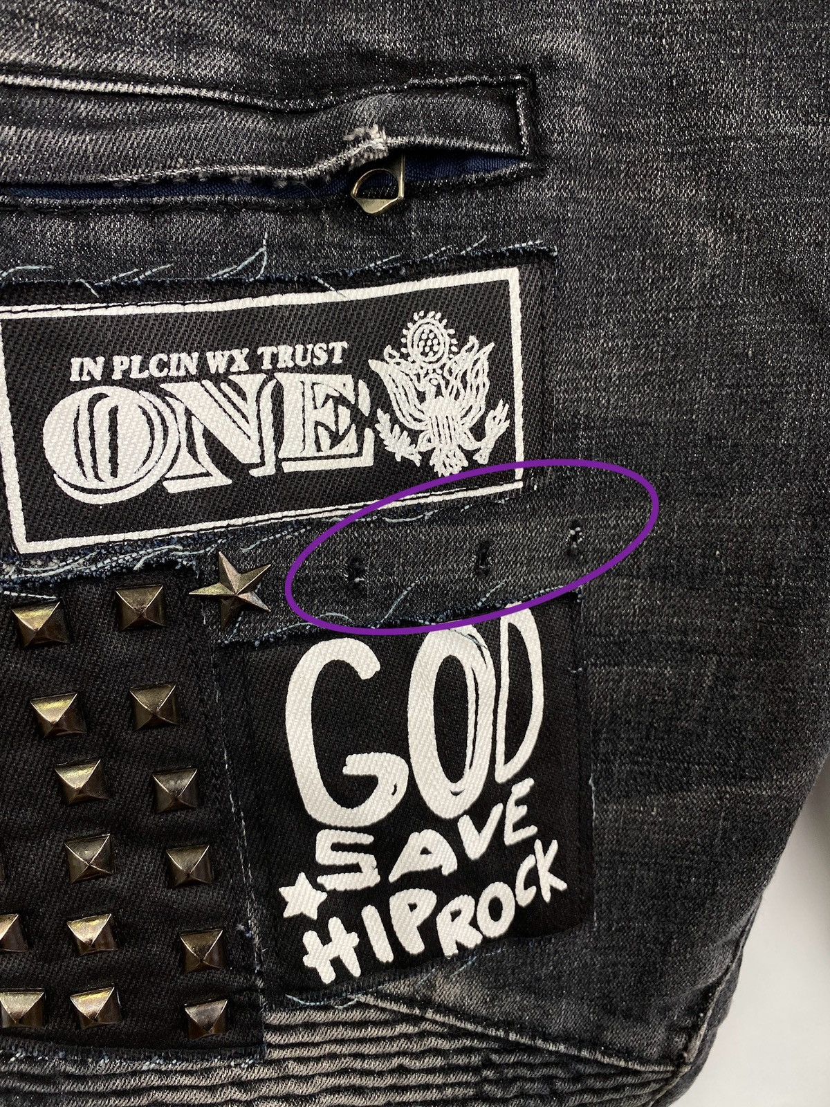 Japanese Brand 🇯🇵 Y2K Biepa Japan Japan Punk Metal Emo plain balmain style Size US 34 / EU 50 - 14 Thumbnail