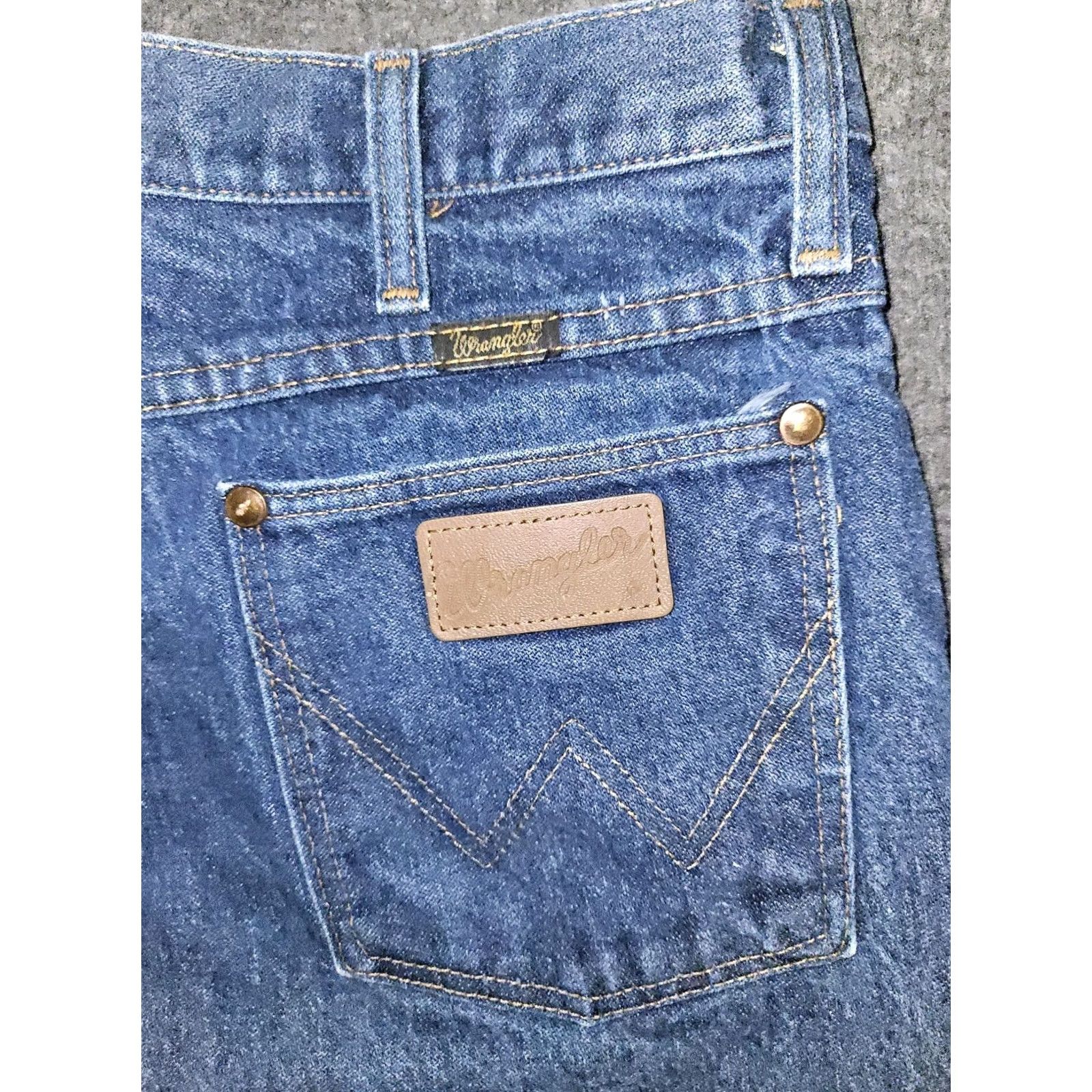 Wrangler VINTAGE Wrangler Cowboy Cut Jeans Men 36x34 Straight Denim Blue 936DEN Slim USA Western Mens Size US 36 / EU 52 - 8 Thumbnail
