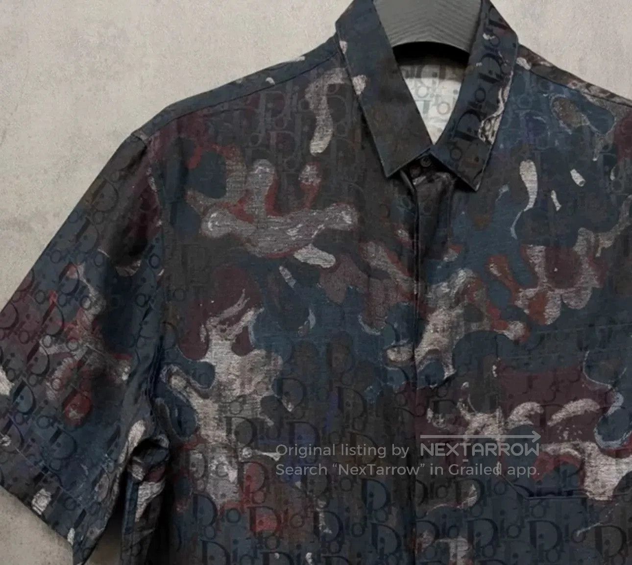 Dior dior logo pattern short sleeve shirt. Size US M / EU 48-50 / 2 - 3 Thumbnail