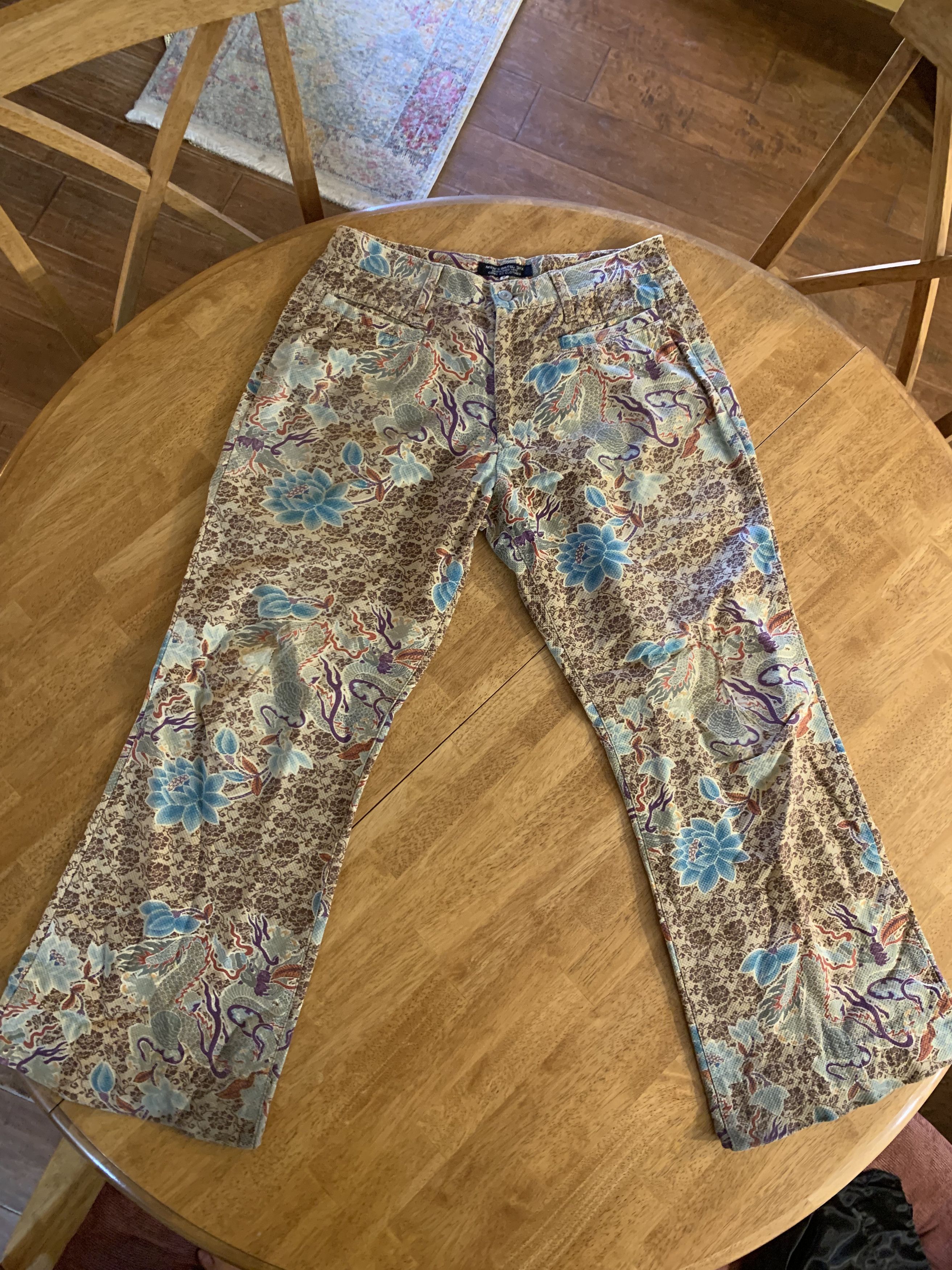 Japanese Brand × Vintage Sick ass dragon pants Size US 32 / EU 48 - 2 Thumbnail