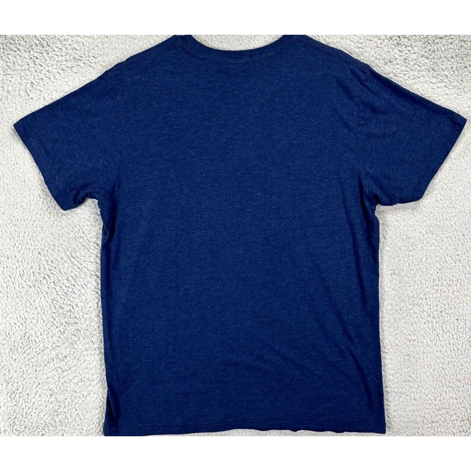 Vintage Homage Columbus Blue Jacket Hockey Tee Shirt Adult Large Navy - Mens Short Sleeve T-Shirt Size US L / EU 52-54 / 3 - 2 Thumbnail