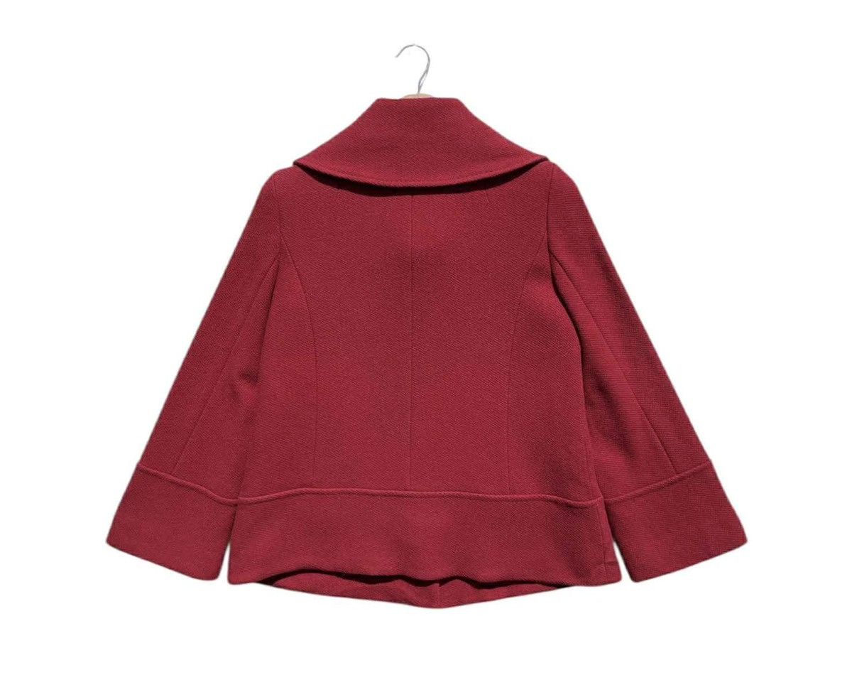 Yohji Yamamoto 🔥Accept Binding Offer🔥 Ined By Yohji Yamamoto Wool Peacoat Size S / US 4 / IT 40 - 2 Thumbnail