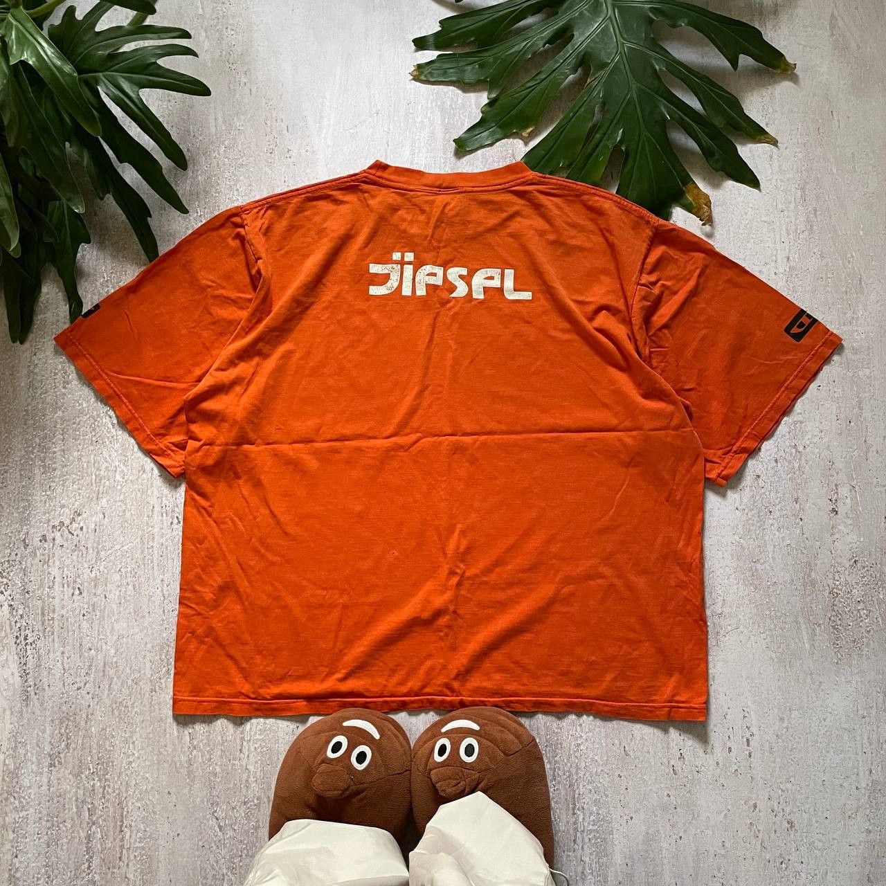 Diesel VINTAGE Y2K DIESEL JAPANESE BOXY AMAZING FADED NAVY RARE TEE Size US XL / EU 56 / 4 - 2 Thumbnail