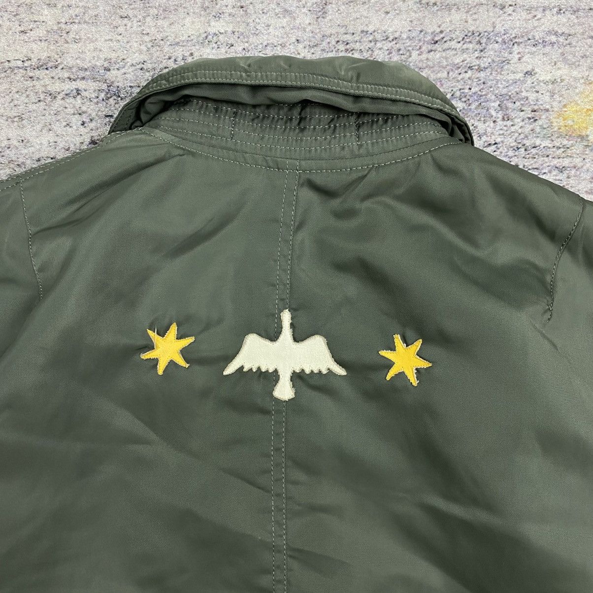 KEITAMARUYAMA Keita Maruyama hybrid bomber jacket Size US M / EU 48-50 / 2 - 4 Thumbnail