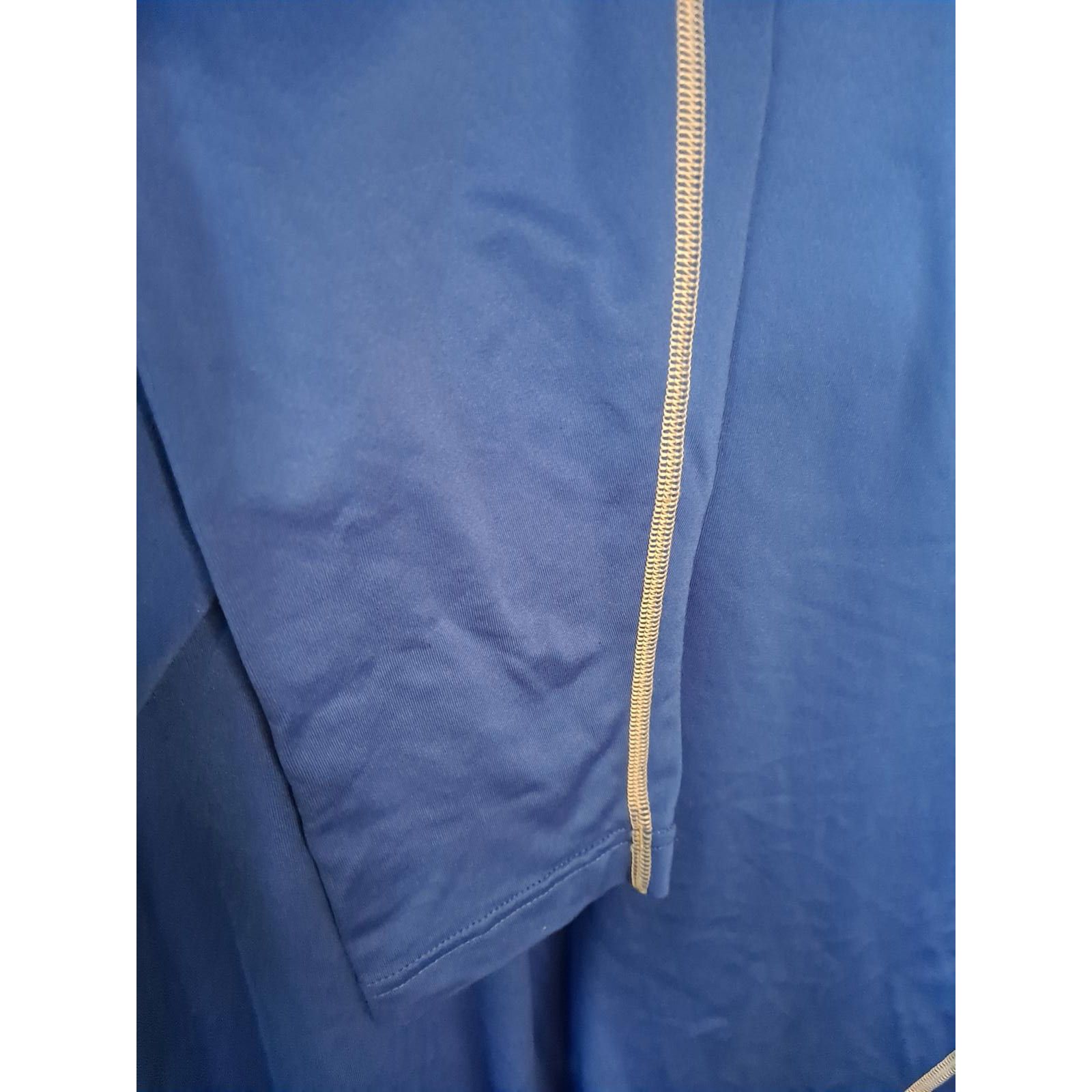 Under Armour Under Armour Coldgear Long Sleeve Blue and White Shirt Size Size US L / EU 52-54 / 3 - 4 Thumbnail