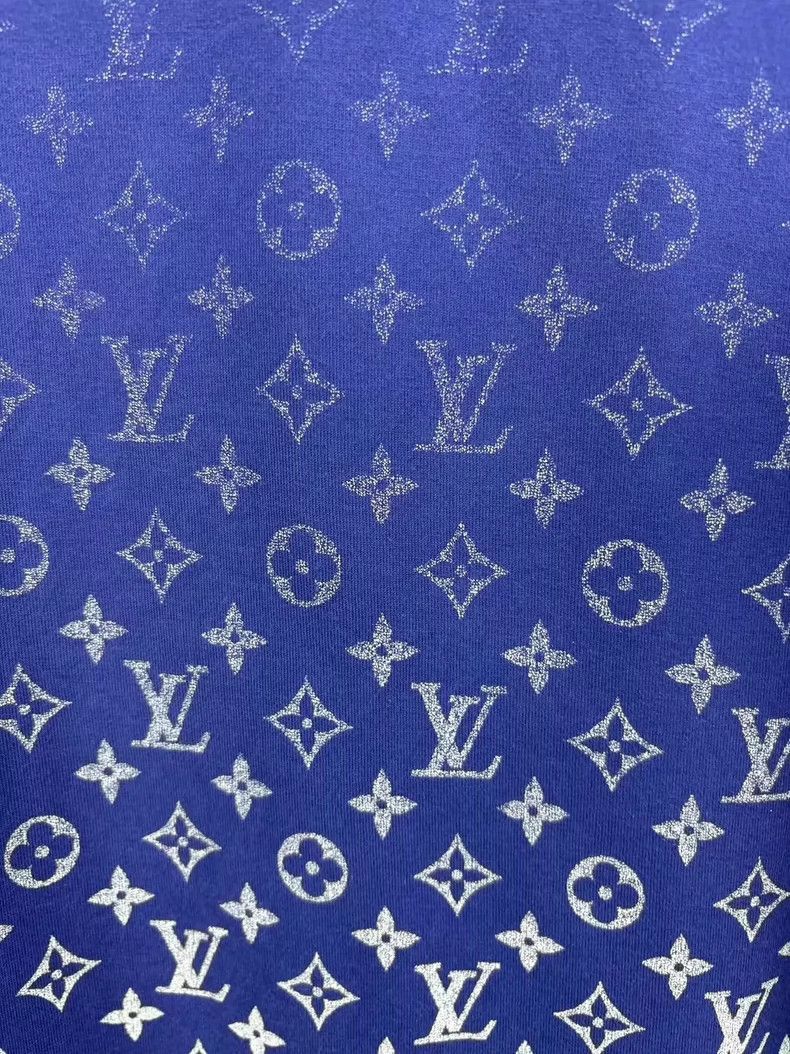 Louis Vuitton Louis Vuitton White Blue Gradient Short Sleeve Shirt-2506 Size US L / EU 52-54 / 3 - 3 Thumbnail