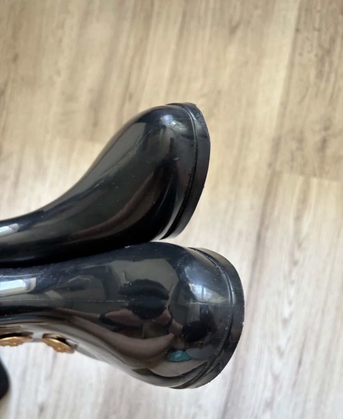 Vivienne Westwood VIVIENNE WESTWOOD MELISSA Wellies Ankle Rain Boots Buttons Size US 6 / IT 36 - 2 Thumbnail