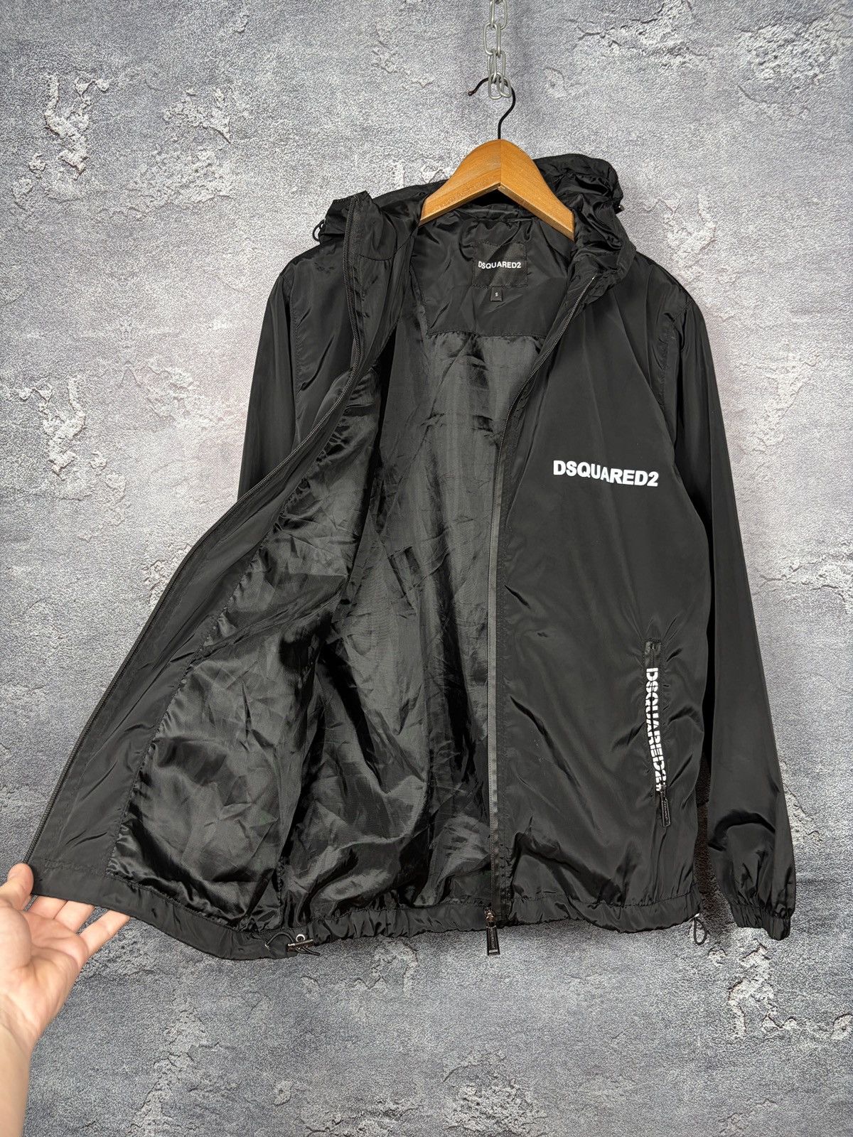Dsquared2 Dsquared2 Icon Nylon Windbreaker Jacket Size M Size US M / EU 48-50 / 2 - 9 Thumbnail