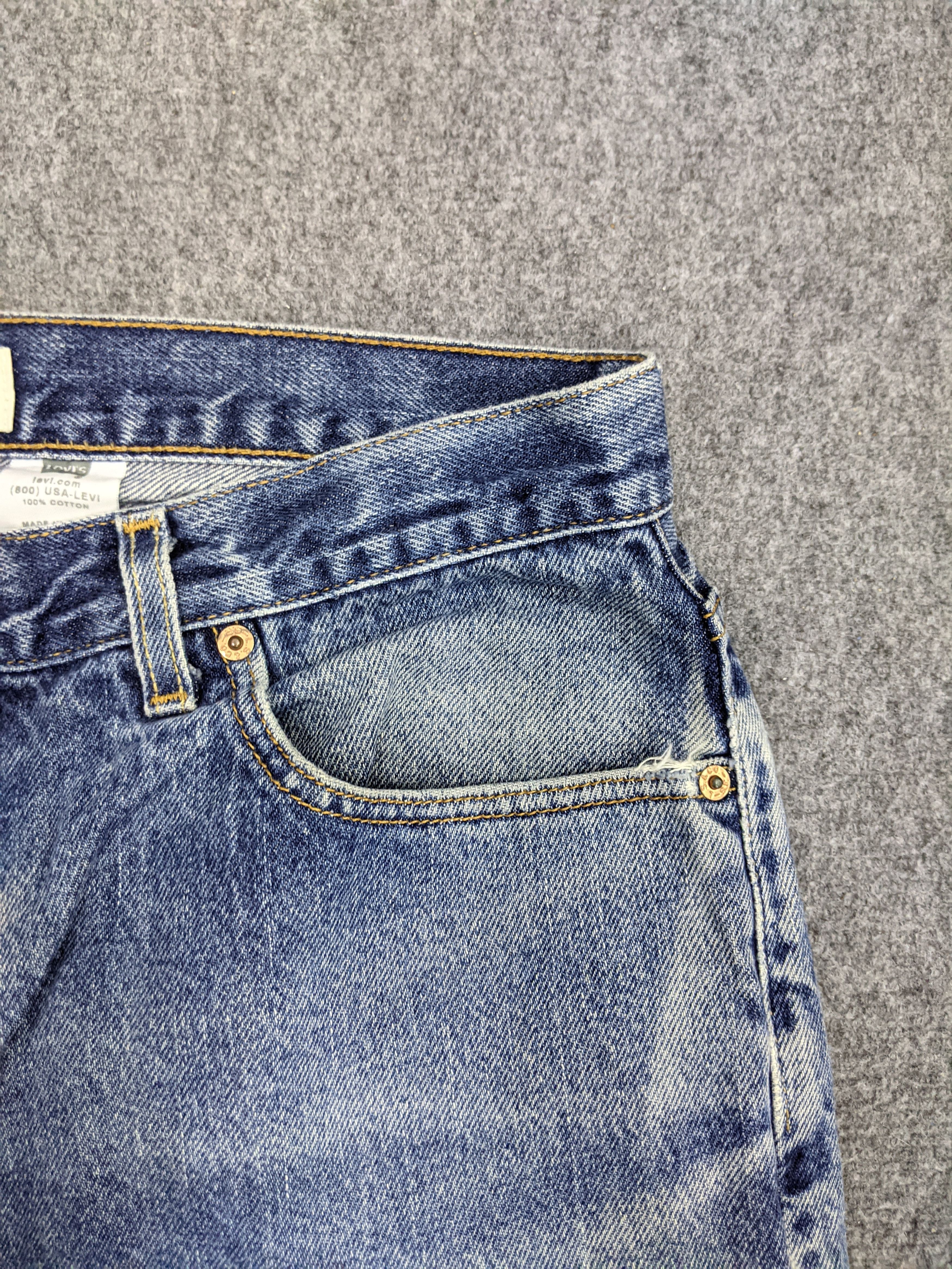 Levi's Vintage Levis 505 Faded Blue Jeans DP1069 Size US 34 / EU 50 - 2 Thumbnail