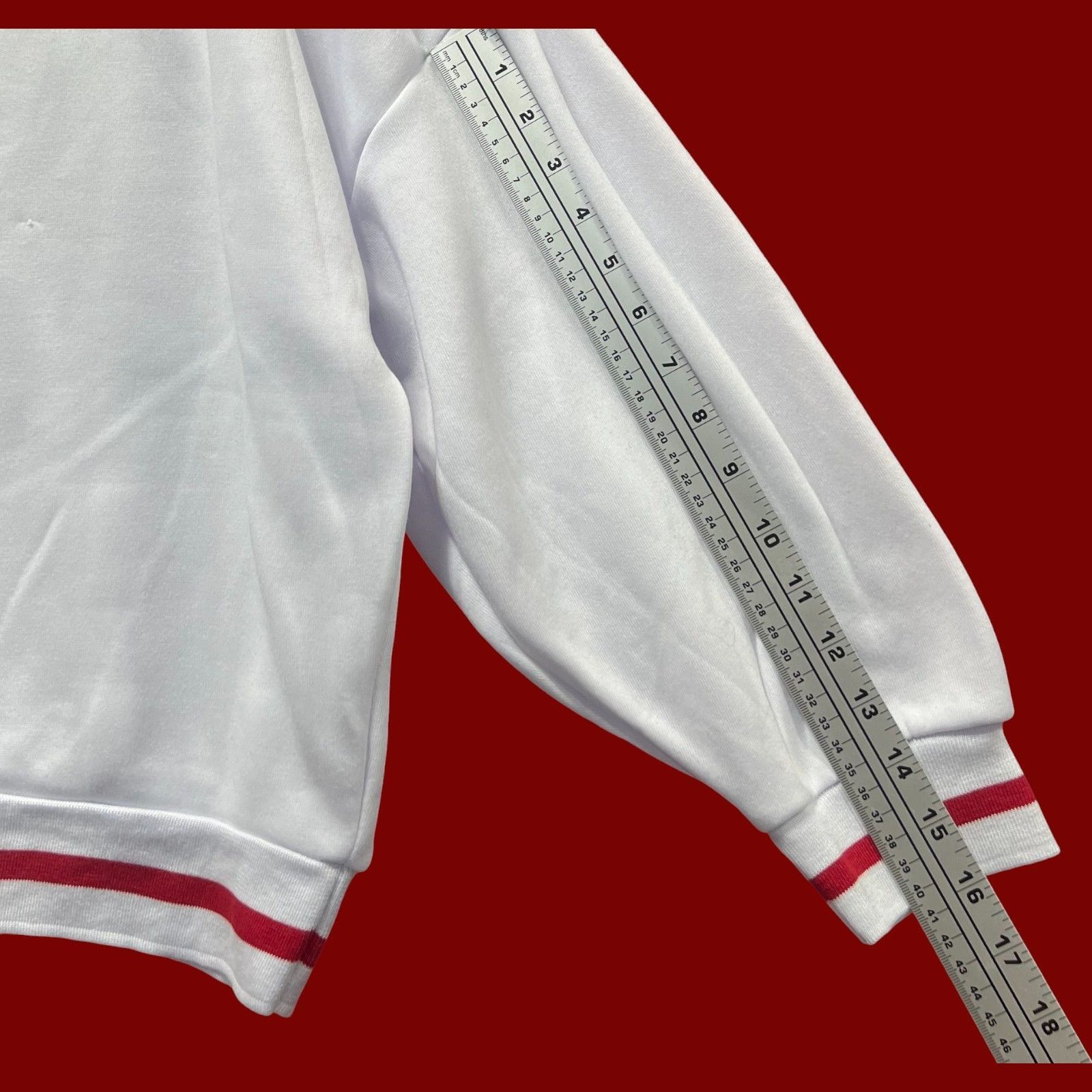 rue21 Rue 21 - Men's Long Sleeve Sweatshirt - White - Extra Large Size US XL / EU 56 / 4 - 7 Thumbnail