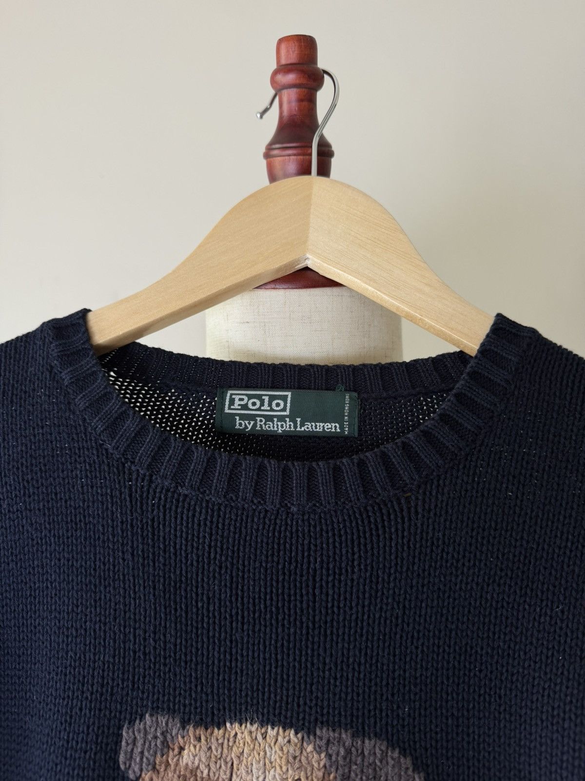 Polo Ralph Lauren RARE!! 80-90’s POLO BEAR RL’92 RALPH LAUREN KNITWEAR Size US S / EU 44-46 / 1 - 4 Thumbnail