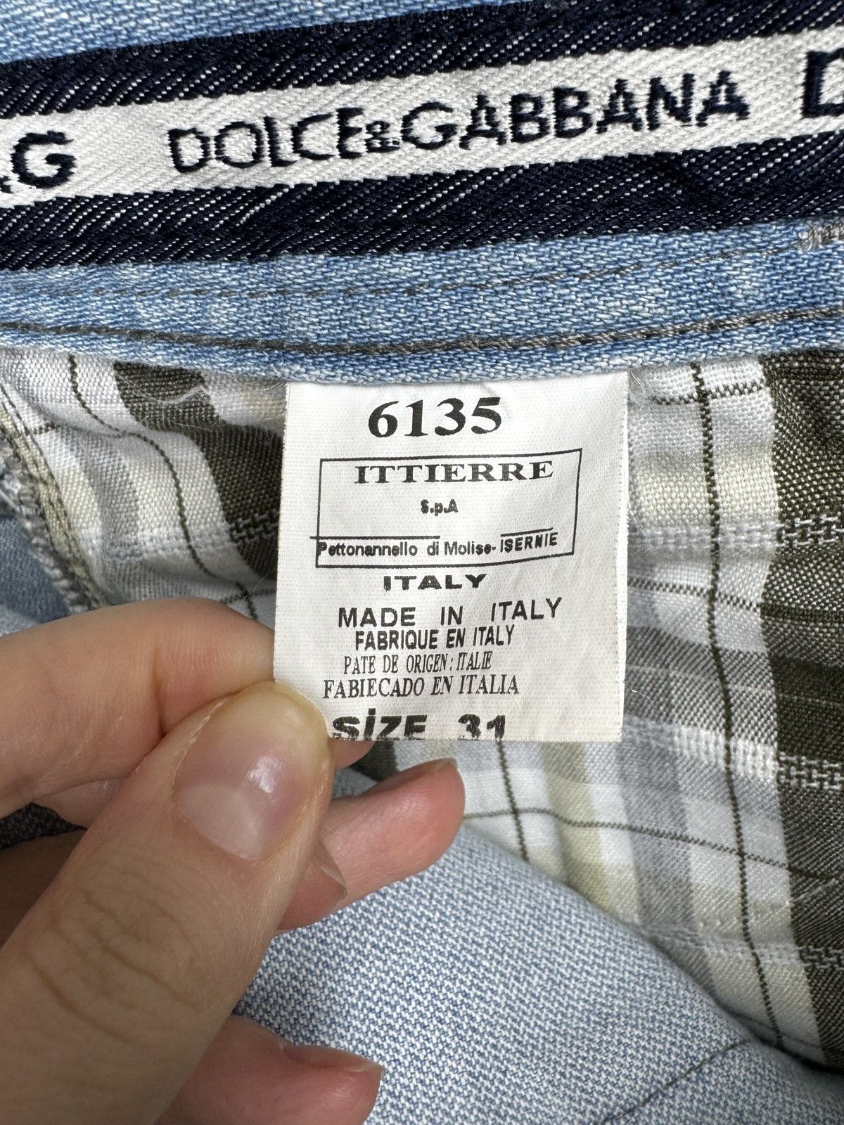 Dolce & Gabbana Dolce & Gabbana vintage distressed denim blue jeans Size US 31 - 11 Thumbnail