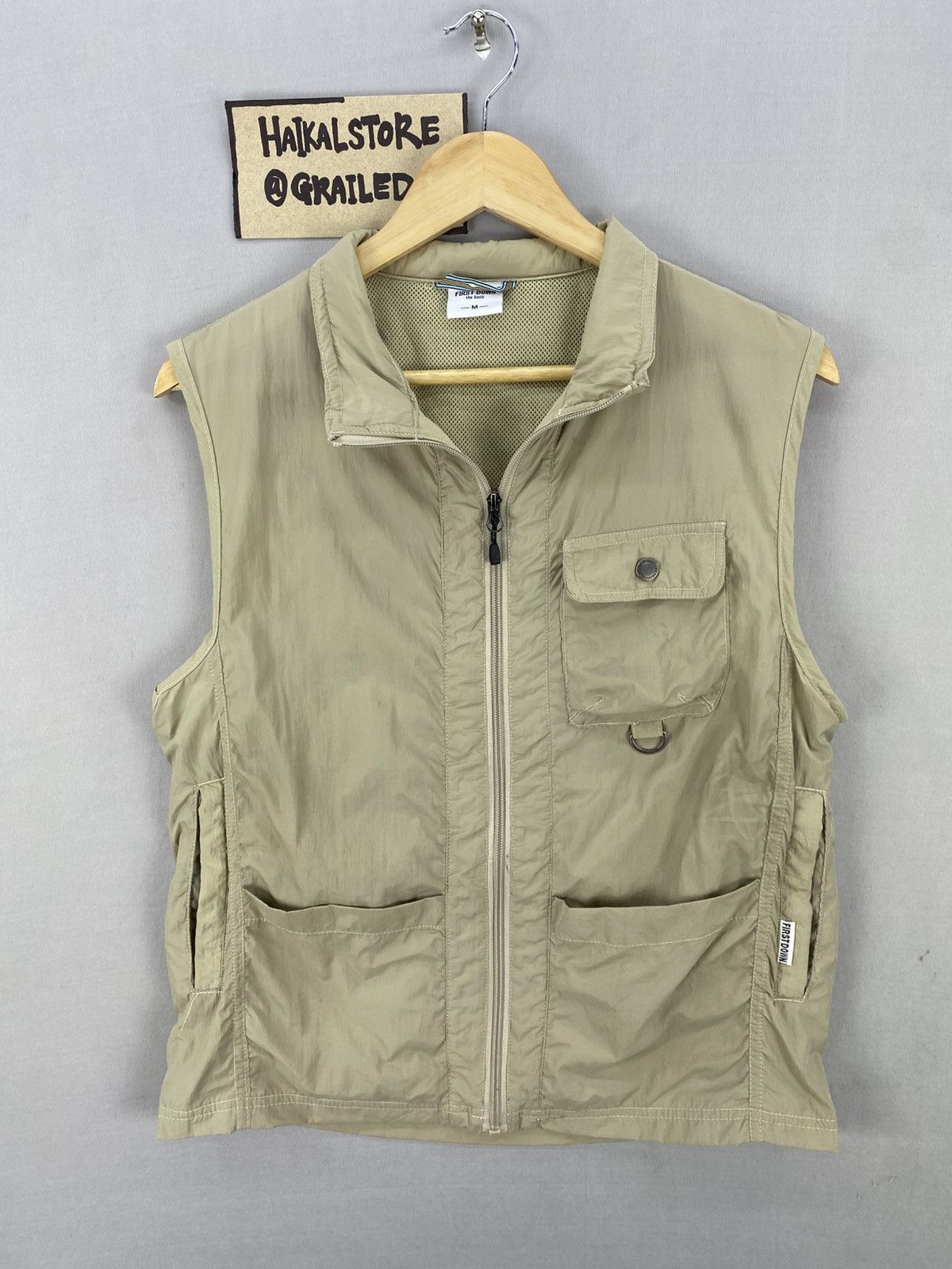 Japanese Brand First Down The Basic Tracey Vest Size US S / EU 44-46 / 1 - 1 Thumbnail