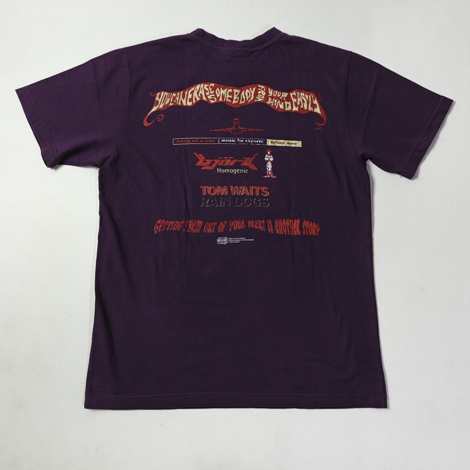 eternal sunshine of spotless mind purple tshirt size L