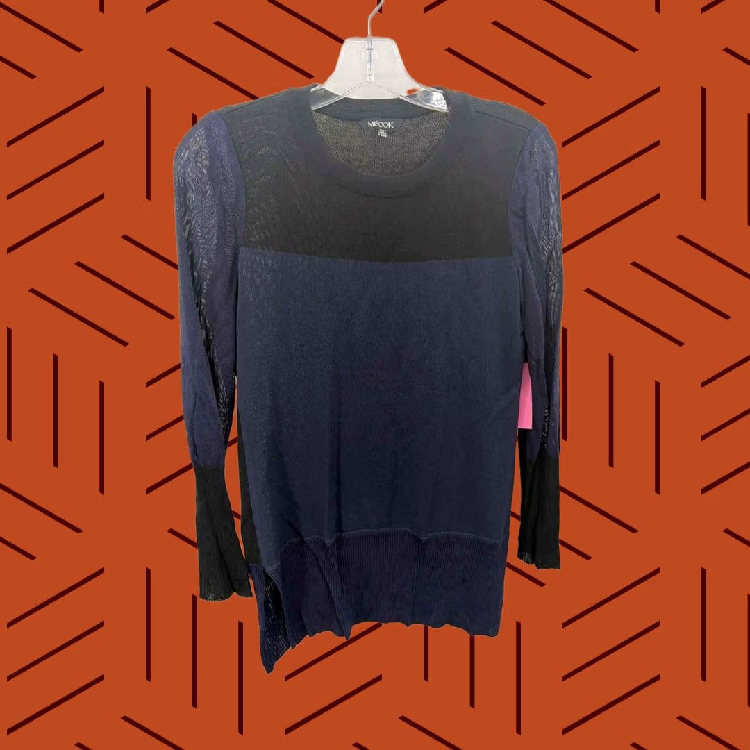 Vintage Misook Navy XS Sweater Size XS / US 0-2 / IT 36-38 - 1 Thumbnail