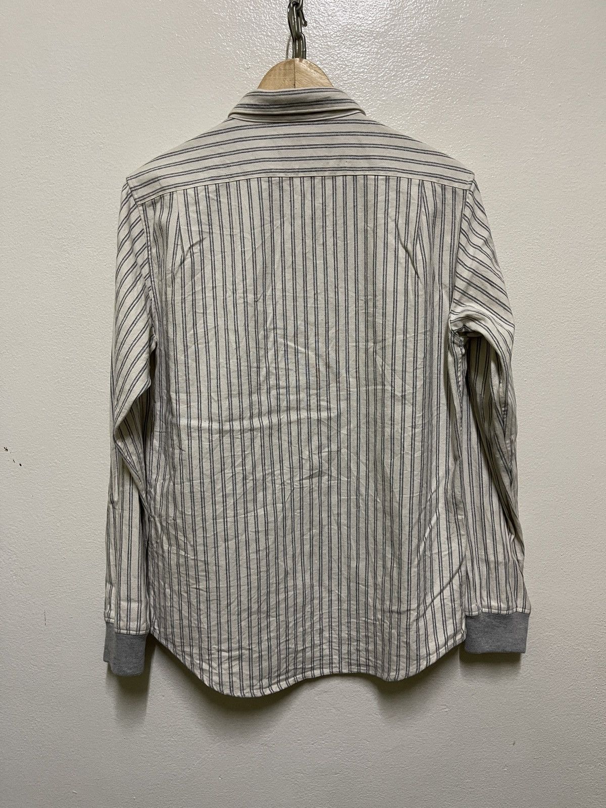 Japanese Brand × STUDIOUS Studious Pocket Shirt Striped Long Sleeve Size US M / EU 48-50 / 2 - 8 Thumbnail