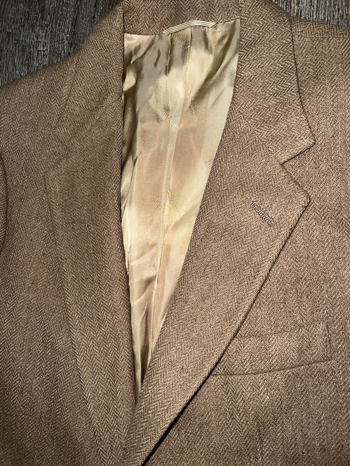 Abercrombie & Fitch × Vintage Vintage Abercrombie Fitch Aquascutum Camel Hair Blazer Size 38R - 2 Thumbnail