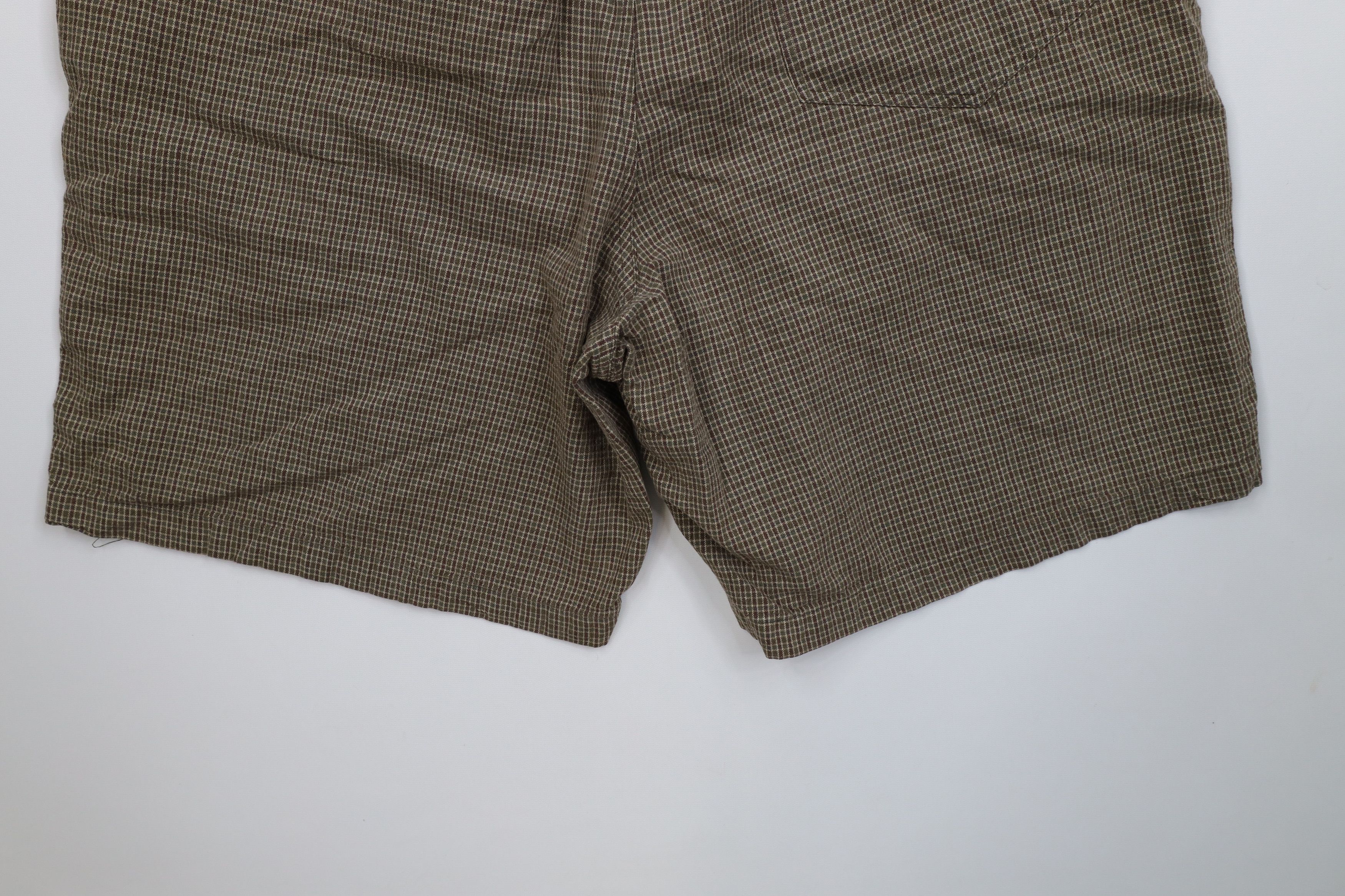Vintage Vintage 90s Y2K Streetwear Knee Harem Shorts Plaid Cotton Size US 36 / EU 52 - 12 Thumbnail