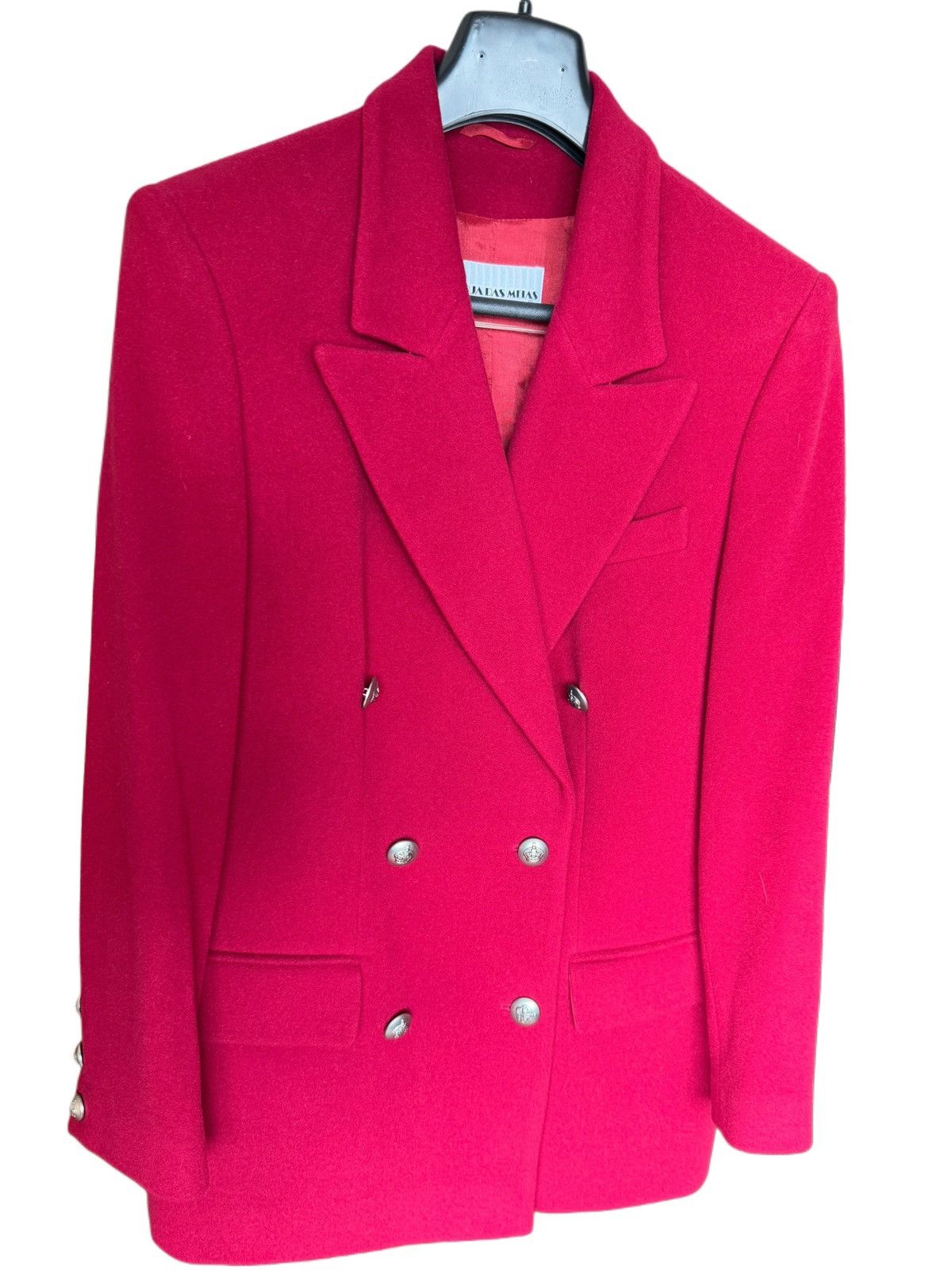 Vintage Vintage Fuchsia Coat - Loja das Meias (Lisbon) 1990s Size 40 Size M / US 6-8 / IT 42-44 - 2 Thumbnail