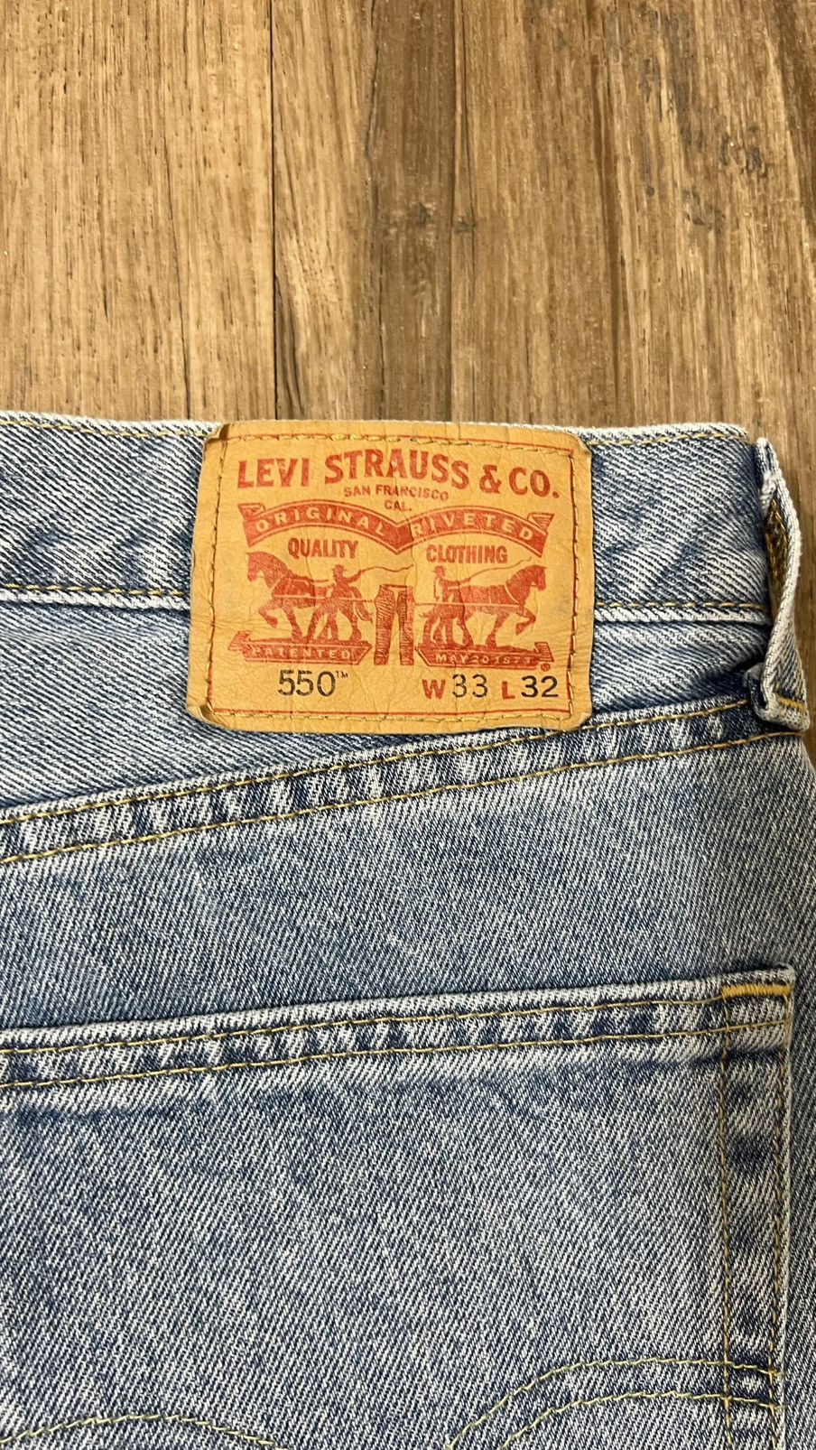 Levi's 550 Levi’s denim jean Size US 33 - 3 Thumbnail