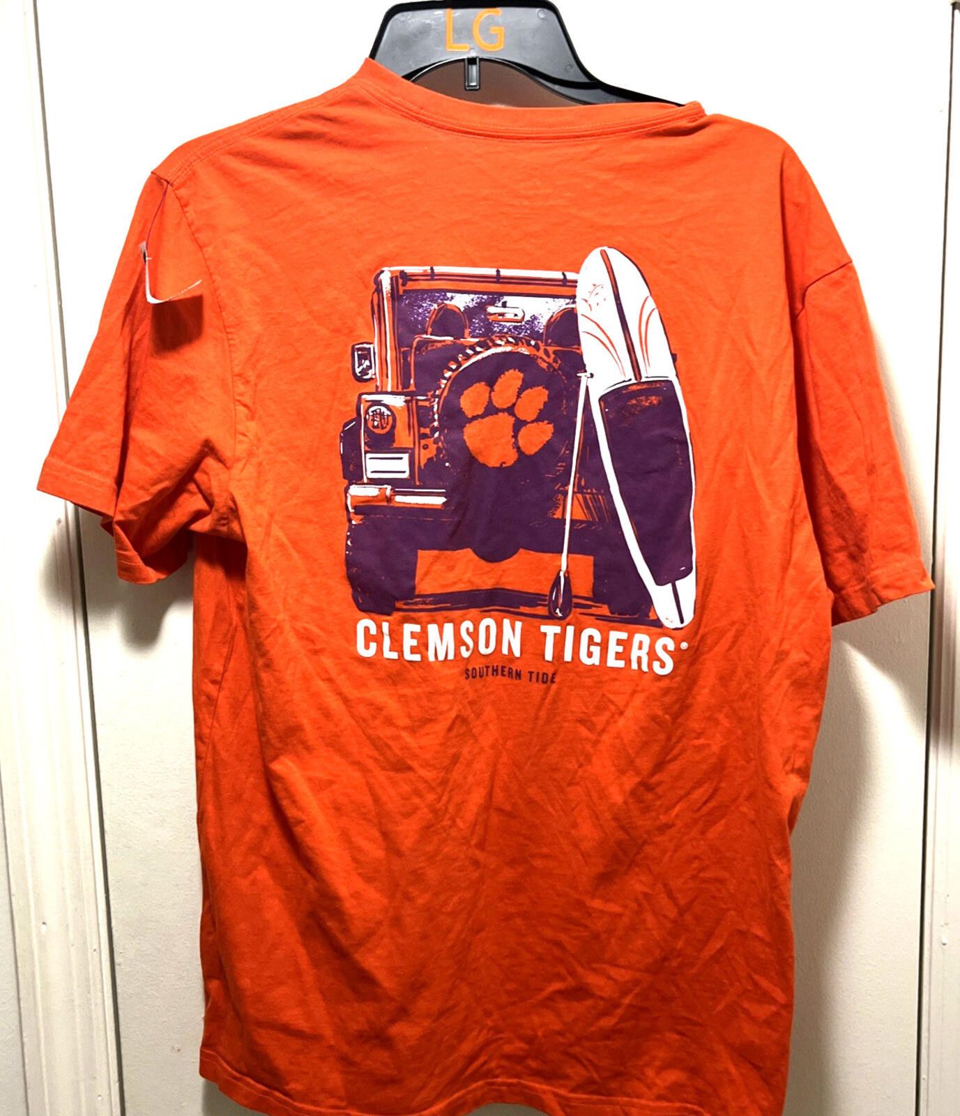 Southern Tide Medium Clemson Tigers Southern Tide Pocket T Shirt Tee Size US M / EU 48-50 / 2 - 3 Thumbnail