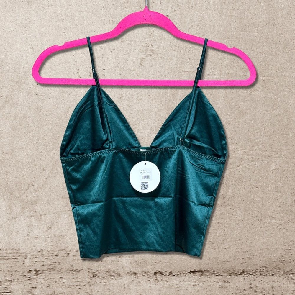 Other Satin Cropped Tank NWT Size M / US 6-8 / IT 42-44 - 2 Thumbnail