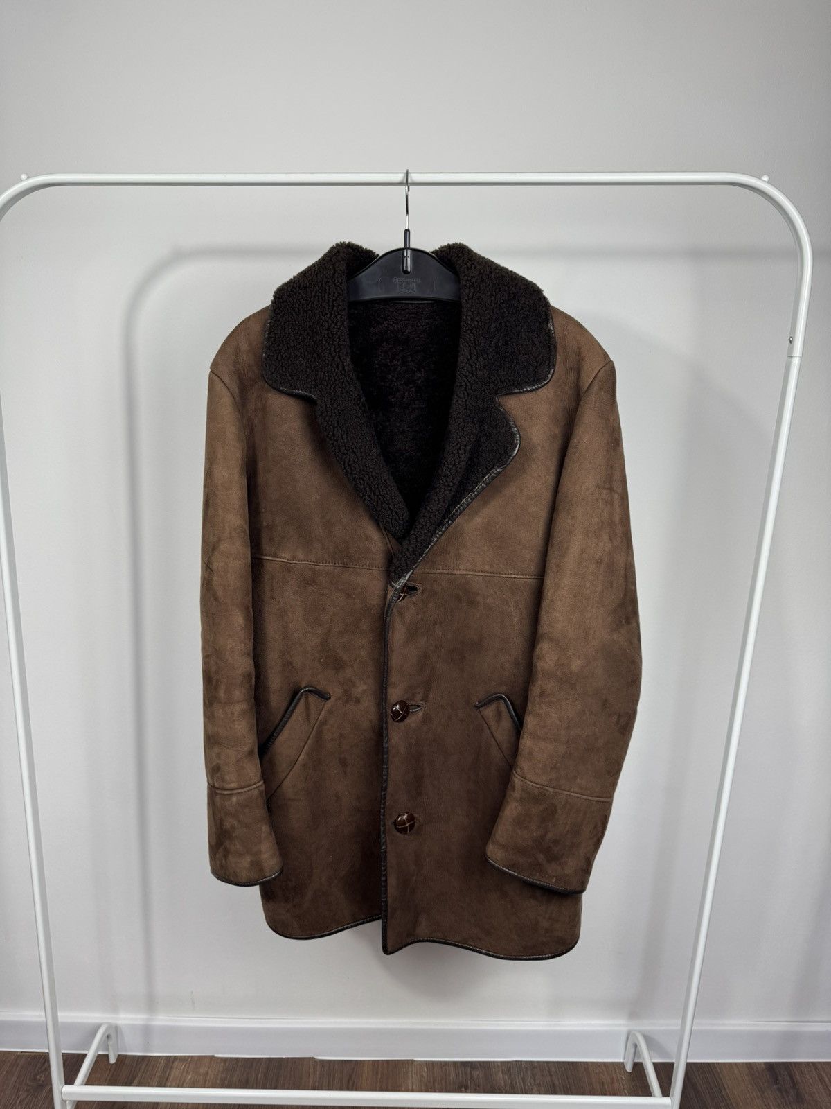 Other Vintage Women’s Genuine Sheepskin Shearling Leather Coat Size XL / US 12-14 / IT 48-50 - 1 Thumbnail