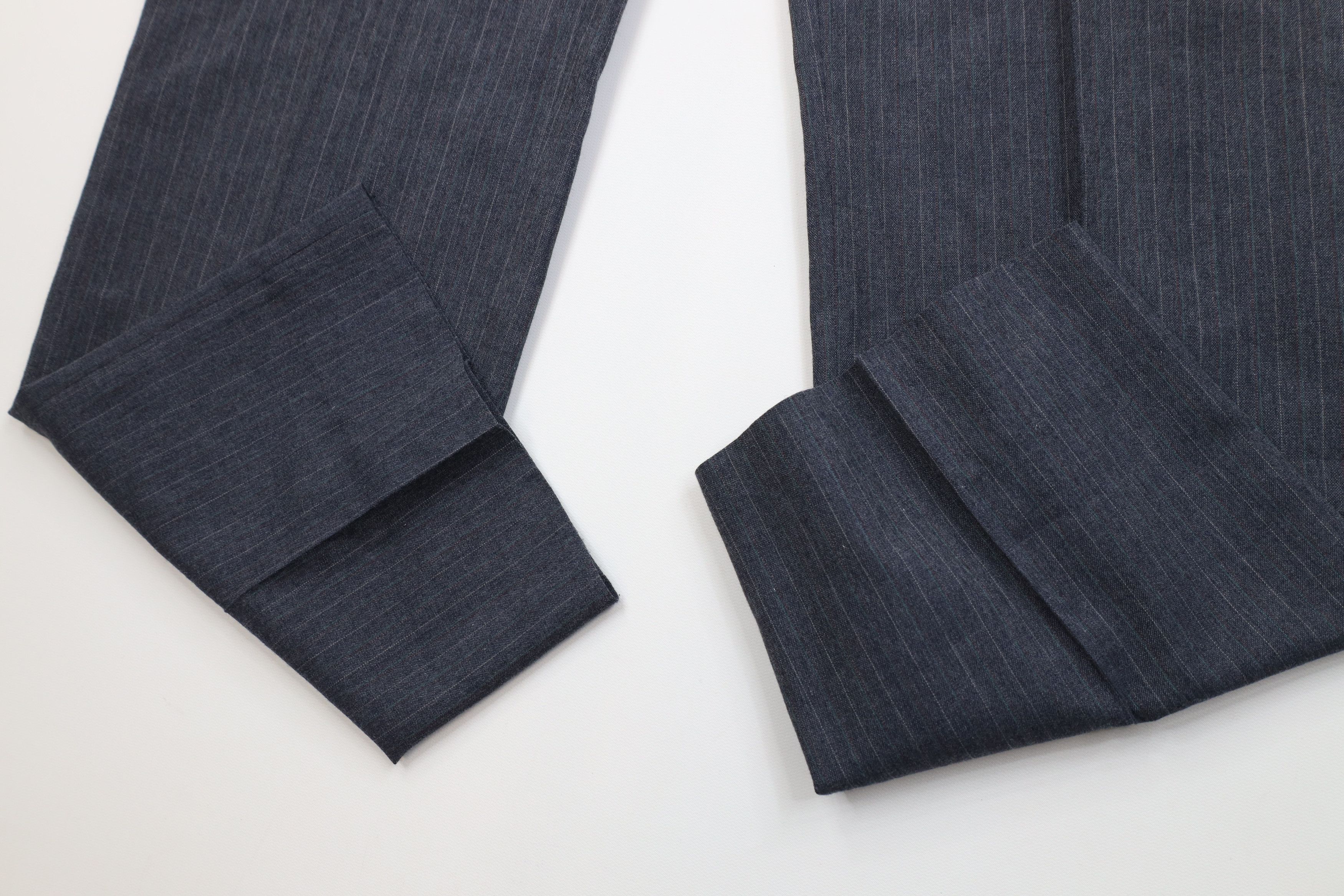 Vintage Vintage 70s Streetwear Pinstriped Wide Leg Chino Pants USA Size US 34 / EU 50 - 5 Thumbnail