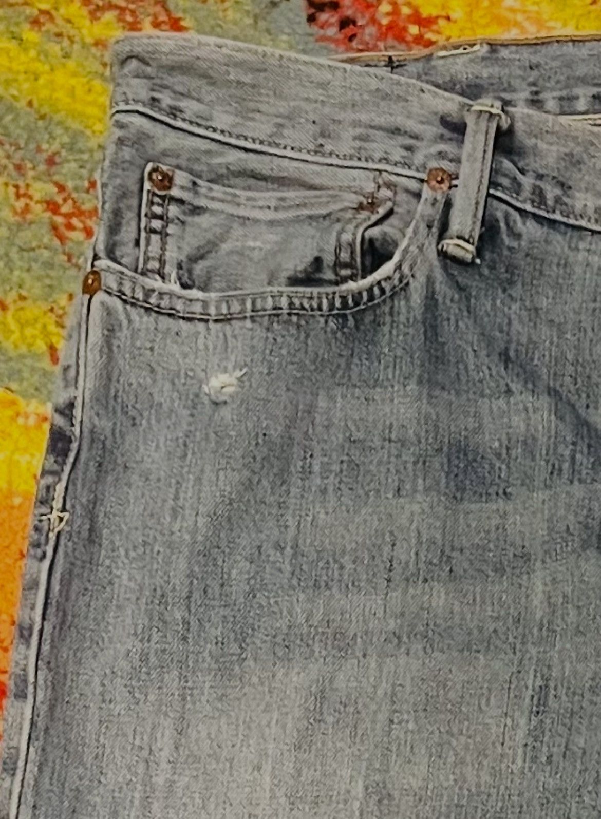 Polo Ralph Lauren Polo Ralph Lauren Designer Relaxed Distressed Jeans 38x34 Size US 38 / EU 54 - 5 Thumbnail