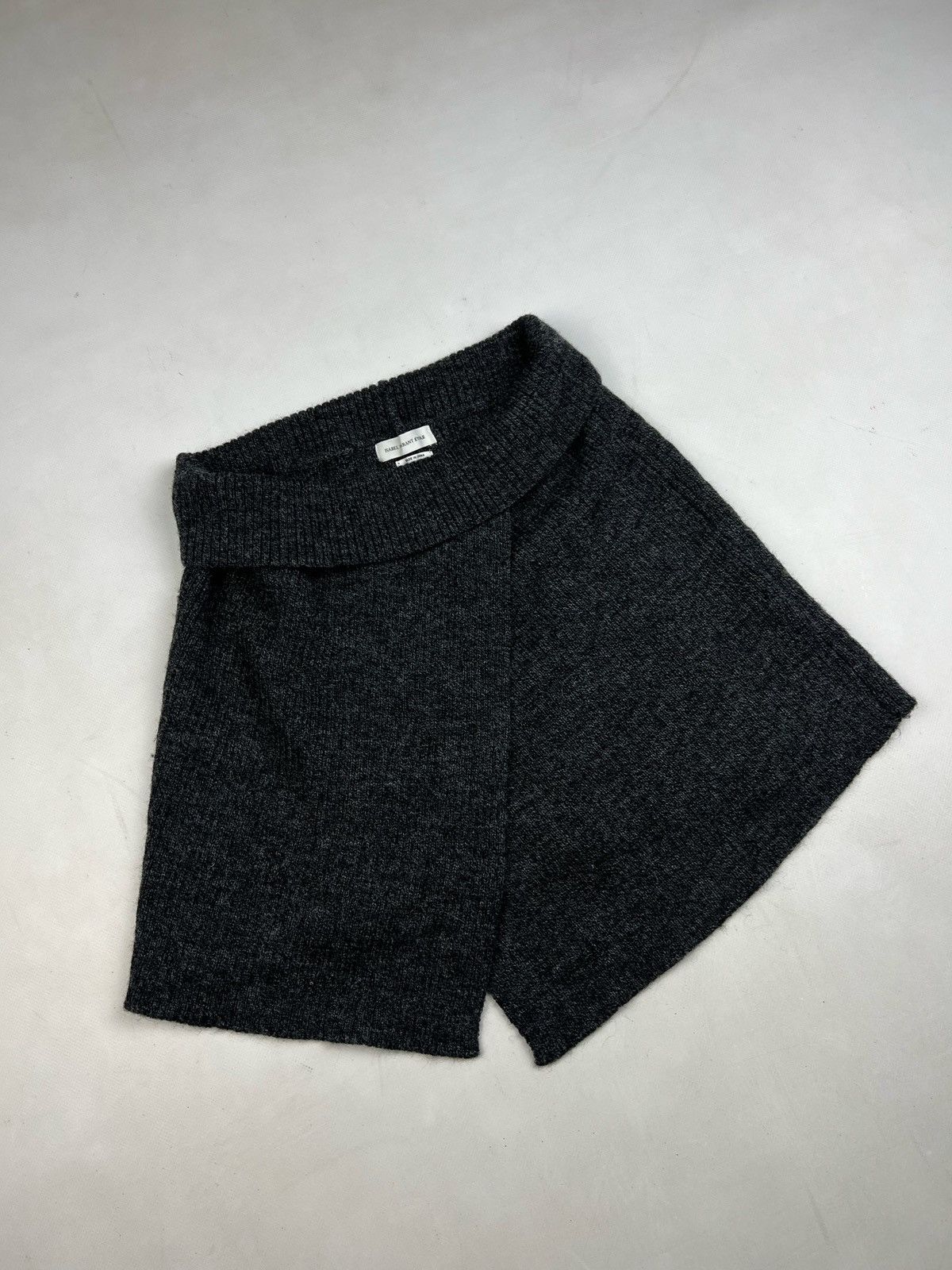 Isabel Marant × Isabel Marant Etoile Isabel marant etoile knitted wool mini skirt asymmetrical Size 30" / US 8 / IT 44 - 3 Thumbnail
