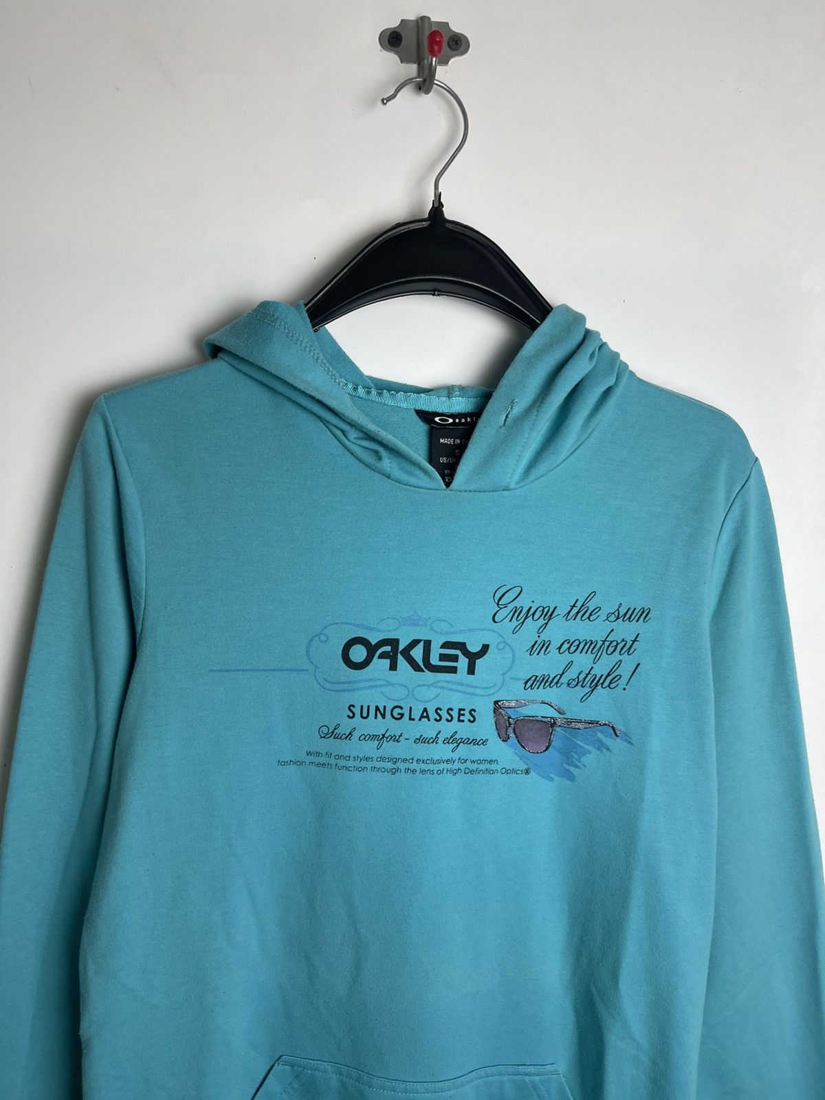 Oakley × Vintage Vintage 00s Sunglasses Boxy Hoodie Size US S / EU 44-46 / 1 - 2 Thumbnail