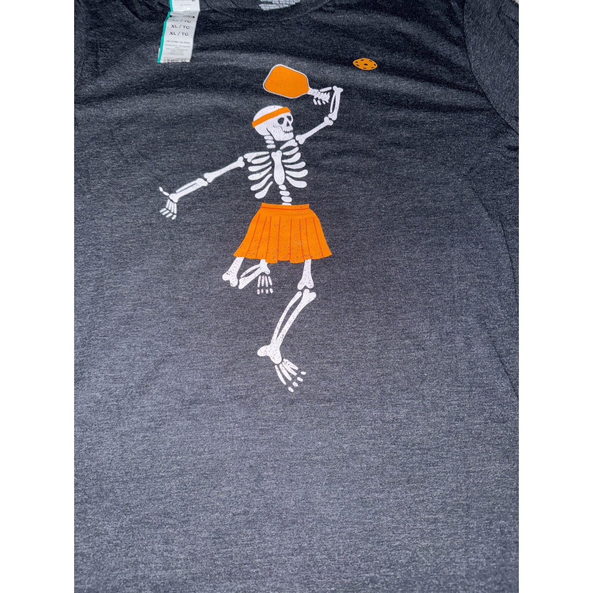 Other Celebrate It Skeleton Graphic T-Shirt XL Adult Cotton/Polyes Size XL / US 12-14 / IT 48-50 - 2 Thumbnail