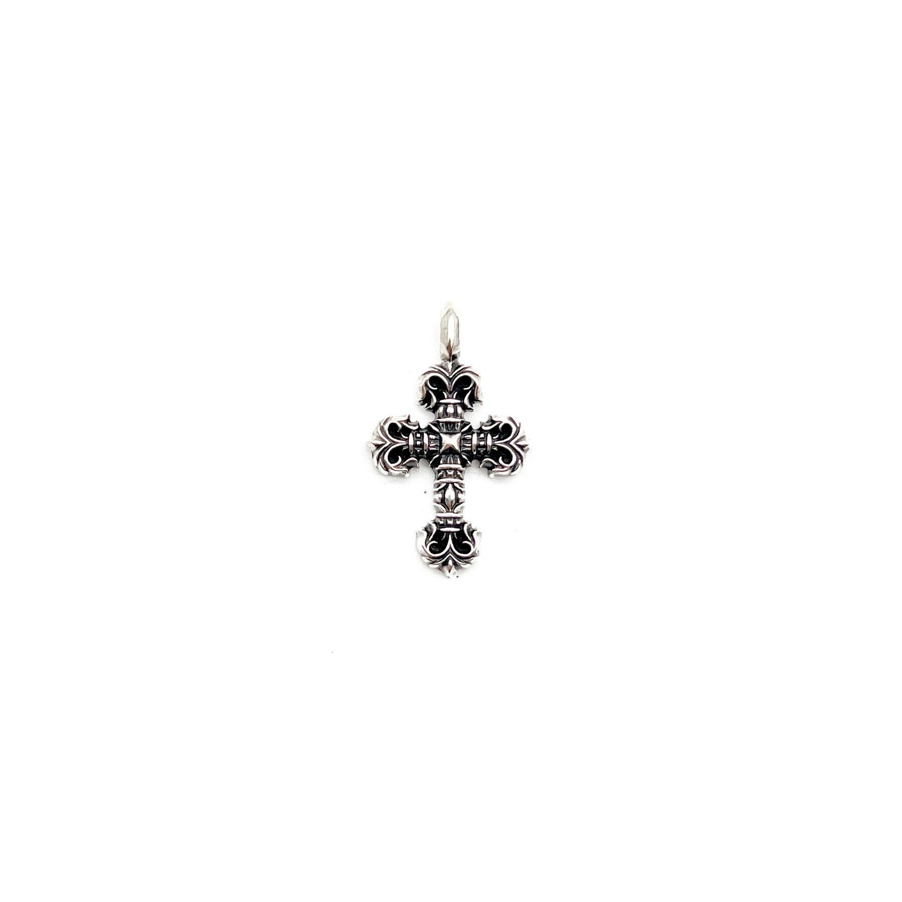 Chrome Hearts Chrome Hearts Silver Filigree Cross Charm Pendant Size ONE SIZE - 1 Thumbnail