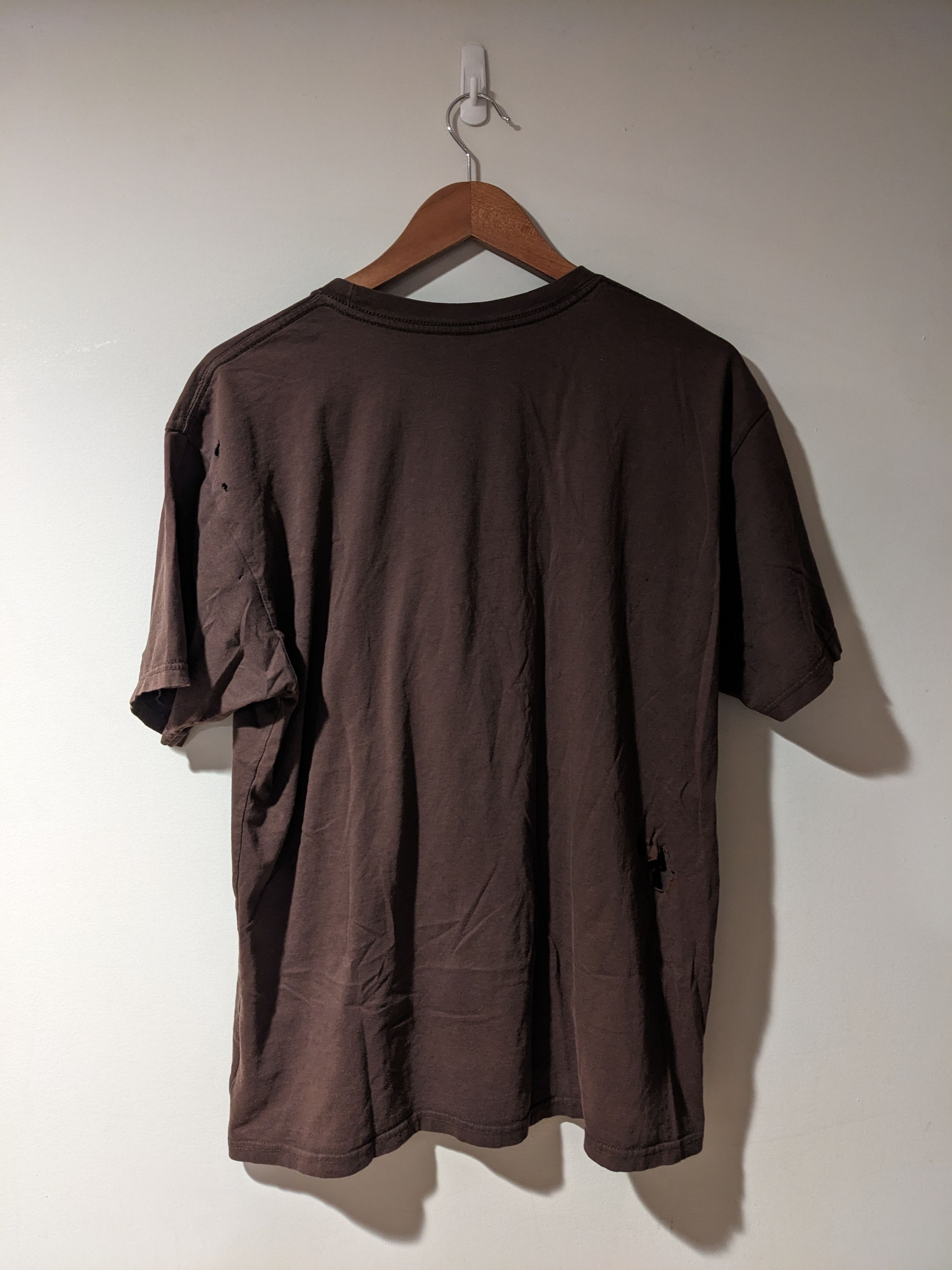 Jimi Hendrix × Vintage Vintage 2005 Jimi Hendrix Guitar Camo Brown Large T-Shirt Size US L / EU 52-54 / 3 - 8 Thumbnail