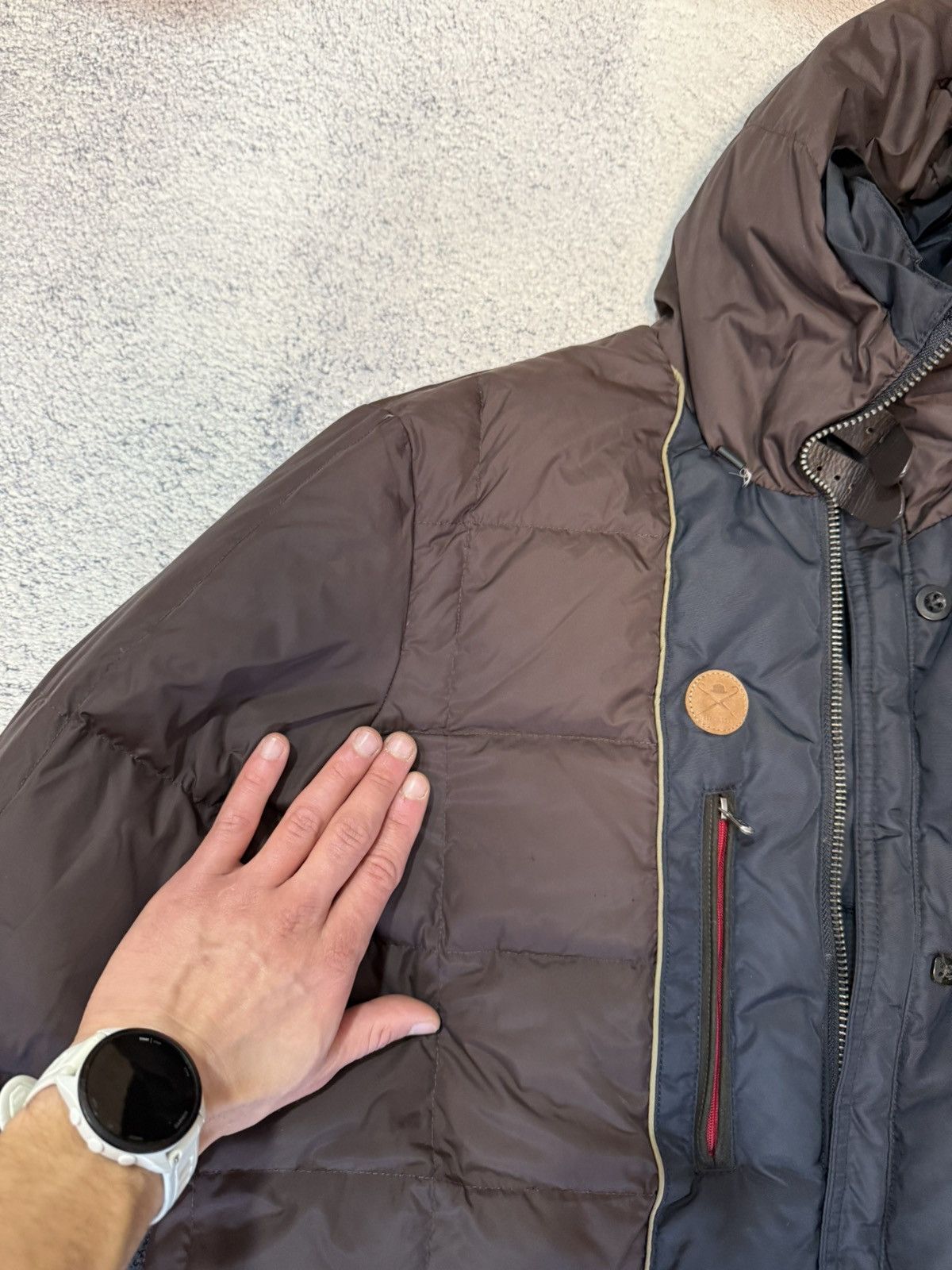 Hackett Hackett London Arctic Parka Men M Navy Down Jacket Hood Warm Size US M / EU 48-50 / 2 - 21 Thumbnail