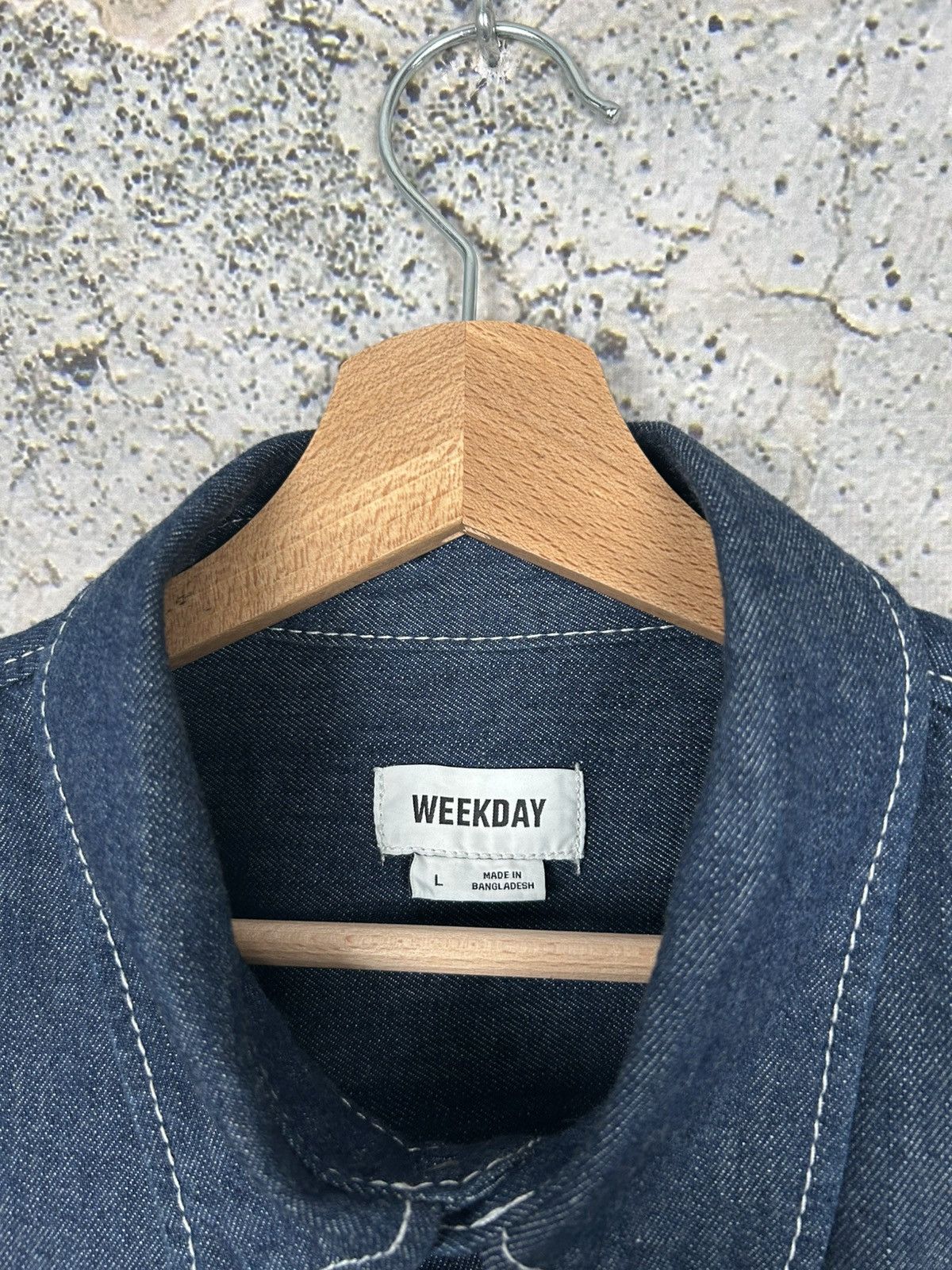 Weekday Weekday Griffith Denim Oversized Shirt Raw Jeans Skate Baggy Size US L / EU 52-54 / 3 - 5 Thumbnail