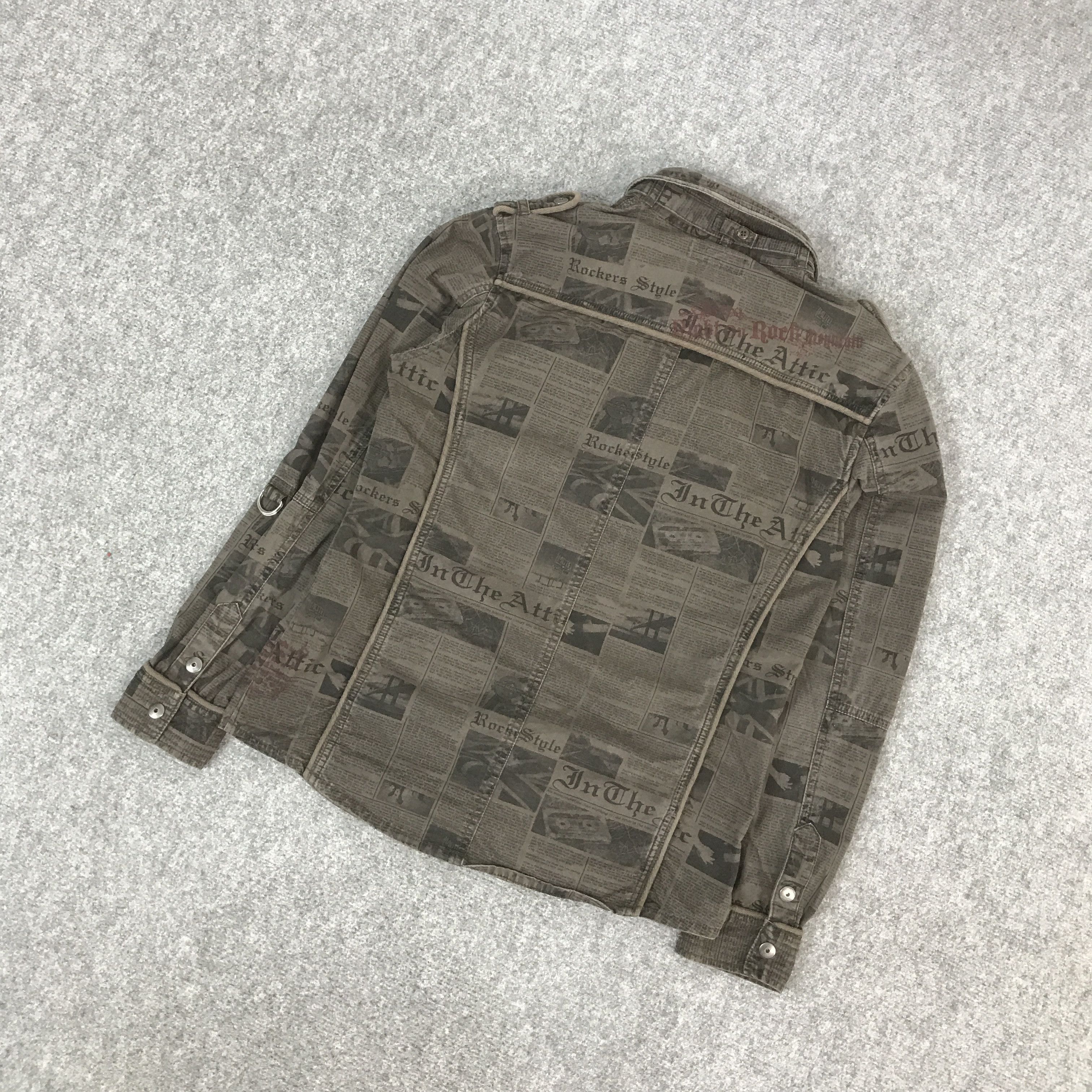 In The Attic IN THE ATTIC IFSIXWASNINE MONOGRAM DESIGN JACKET Size US L / EU 52-54 / 3 - 6 Thumbnail