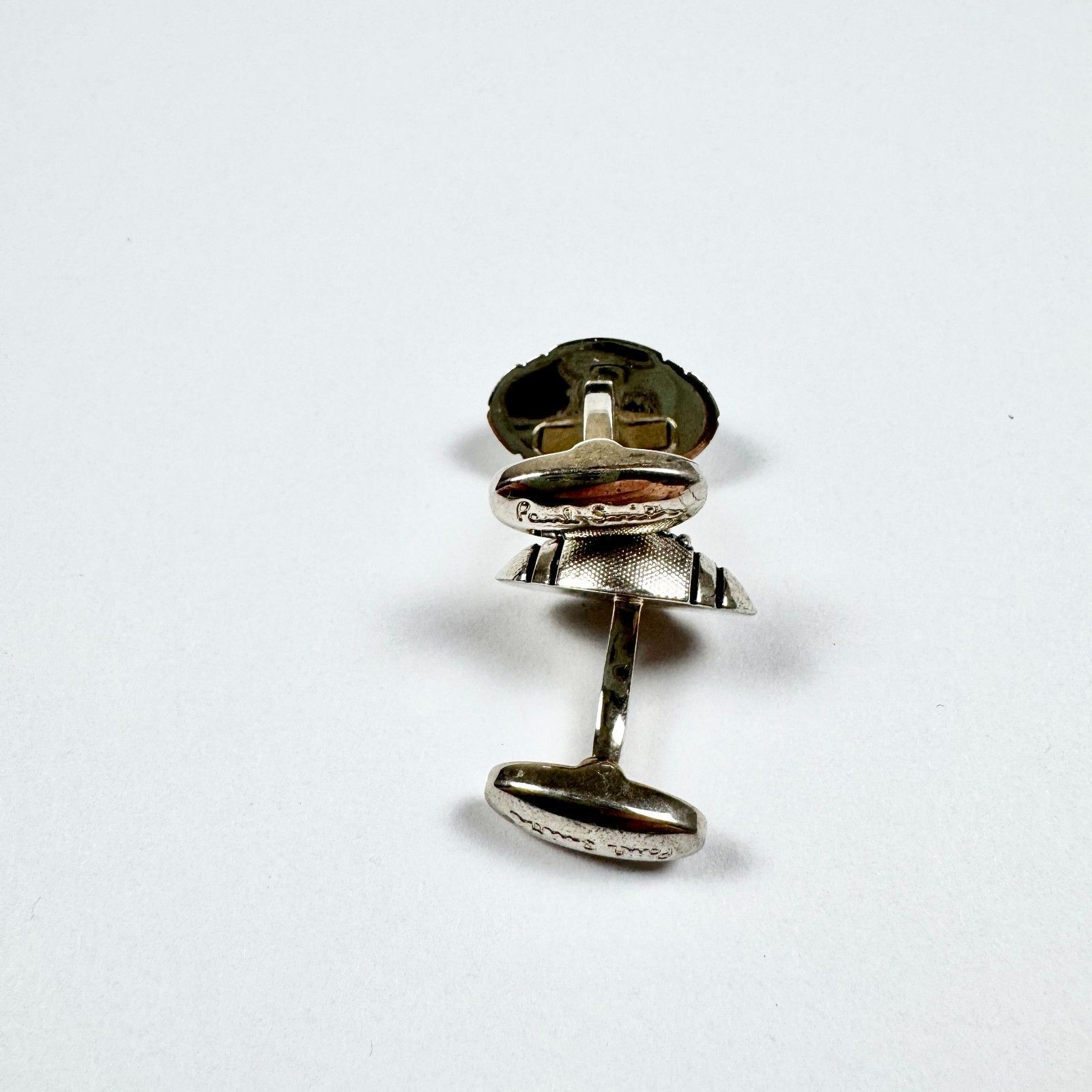 Paul Smith Paul Smith Silver Football Rugby Cufflinks Sporty Size ONE SIZE - 4 Thumbnail