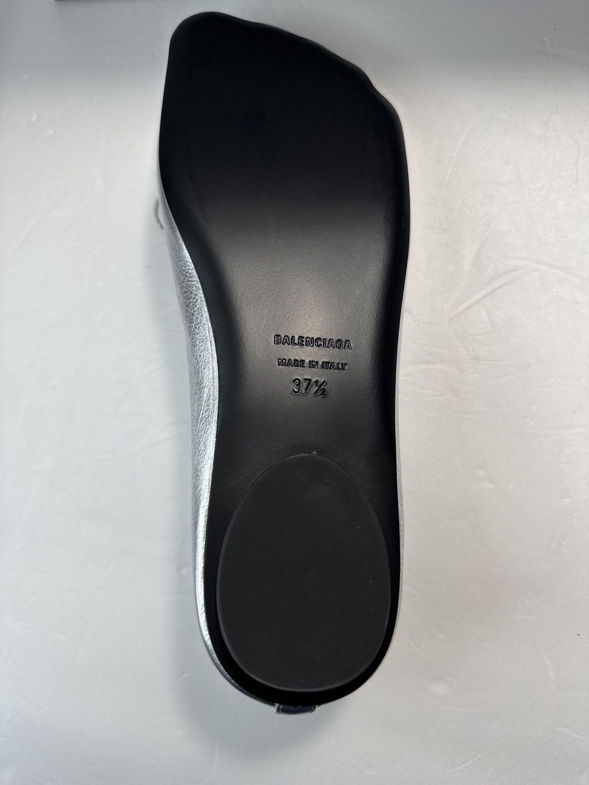 Balenciaga Balenciaga Fetish Metallic Ballerina Flat Size US 7.5 / IT 37.5 - 13 Thumbnail