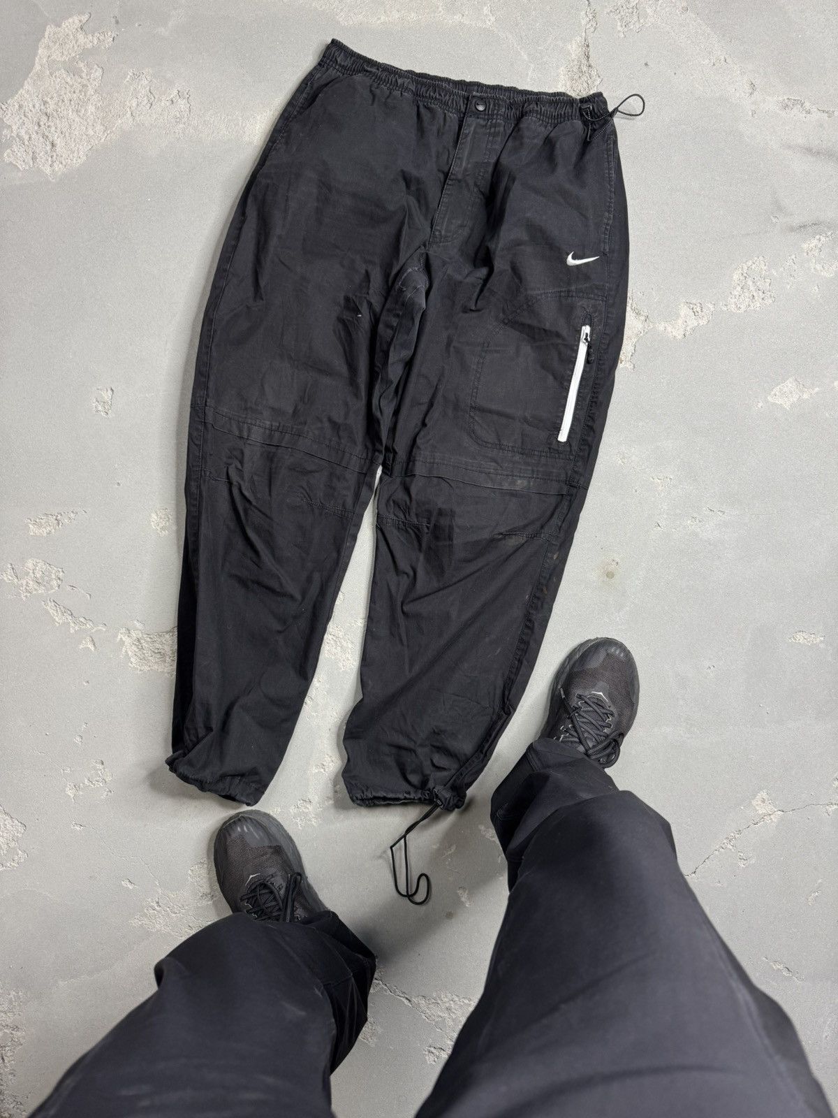 Nike Vintage Nike Drill Pants Streetwear Y2K Size L Size US 34 / EU 50 - 1 Thumbnail