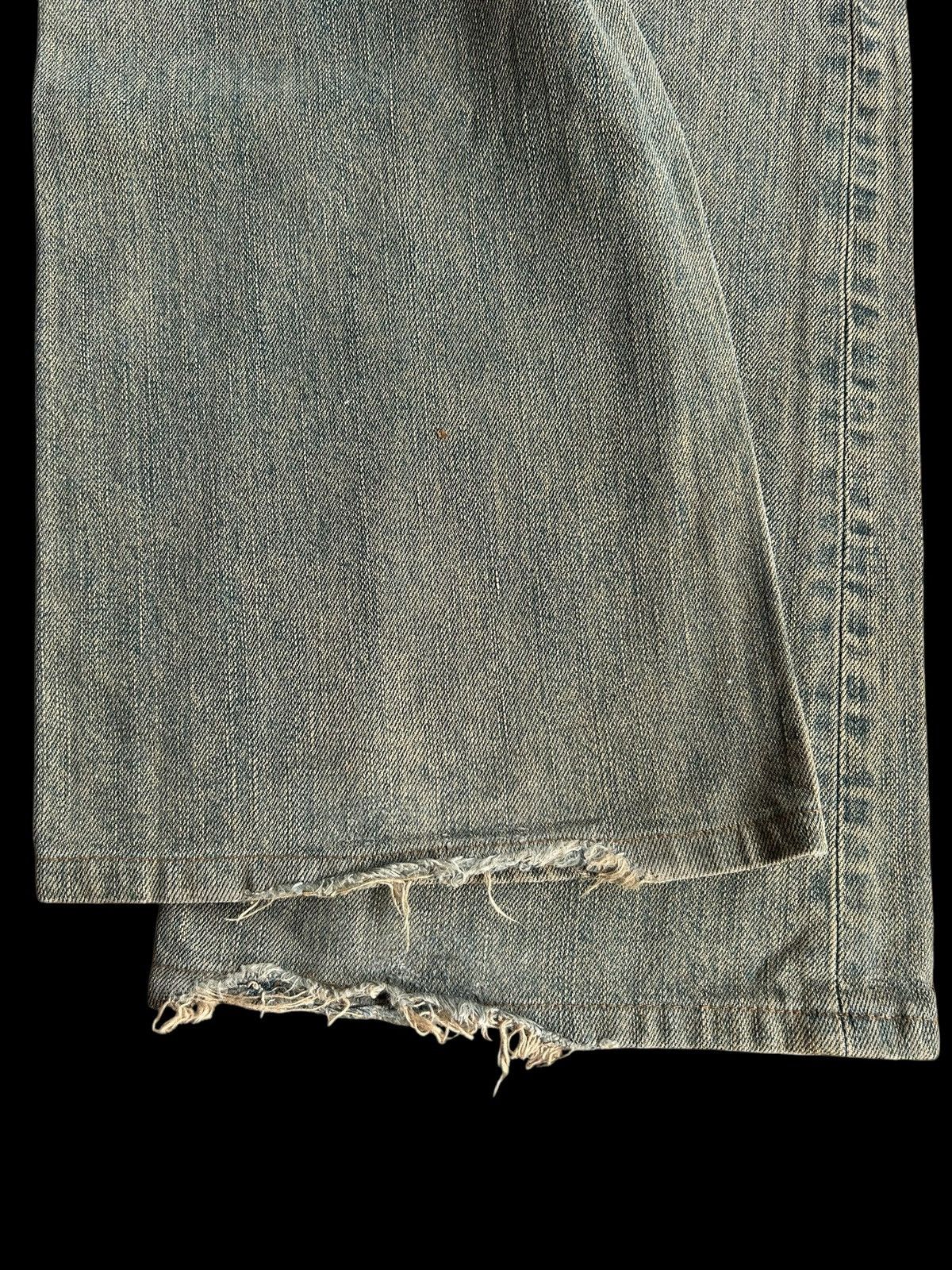 Japanese Brand × Kapital × Vintage Flare Edwin Rusty Distressed Denim Jeans Size US 32 / EU 48 - 8 Thumbnail