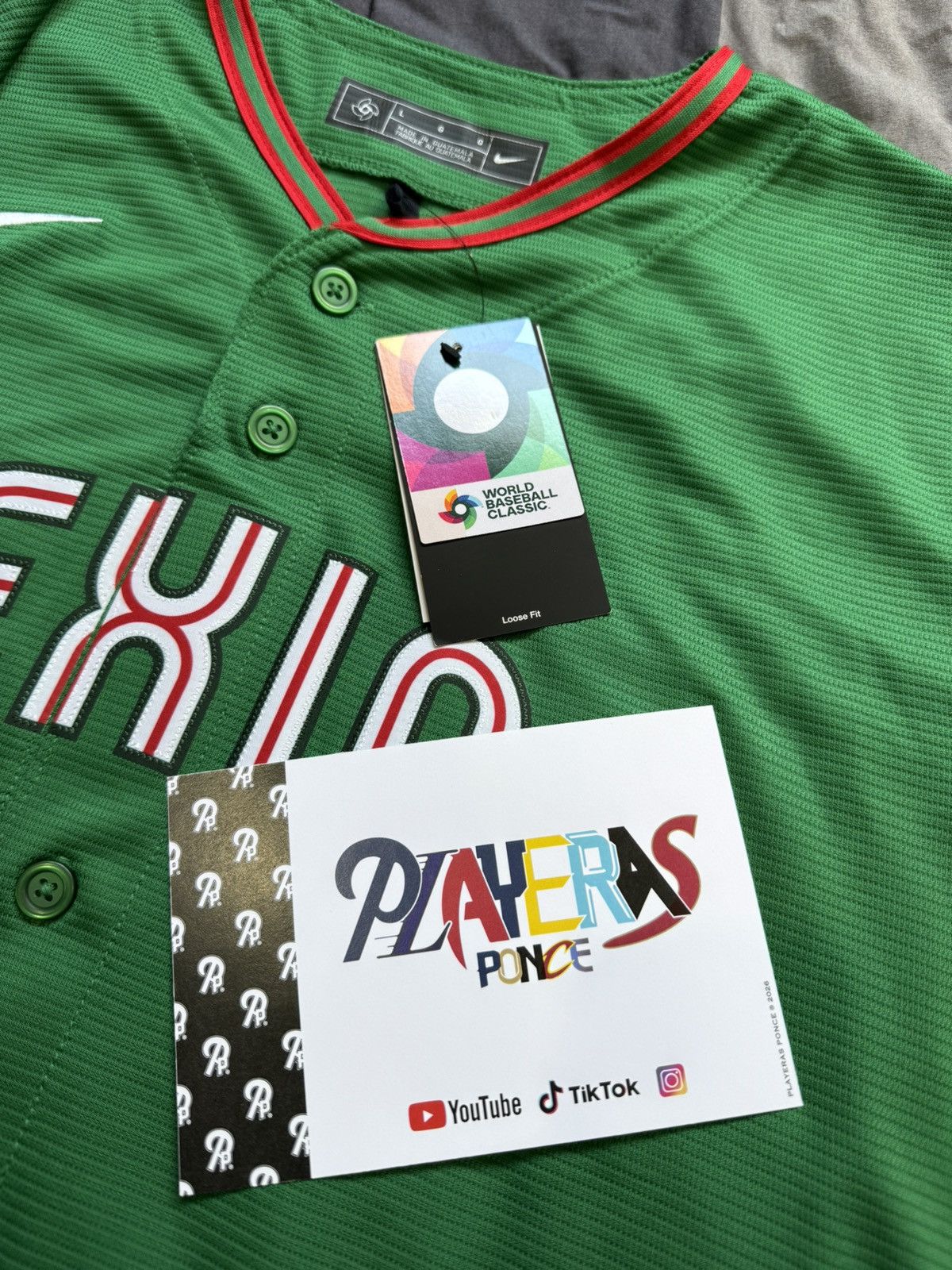 Nike Mexico 2026 World baseball classic jersey Size US L / EU 52-54 / 3 - 3 Thumbnail