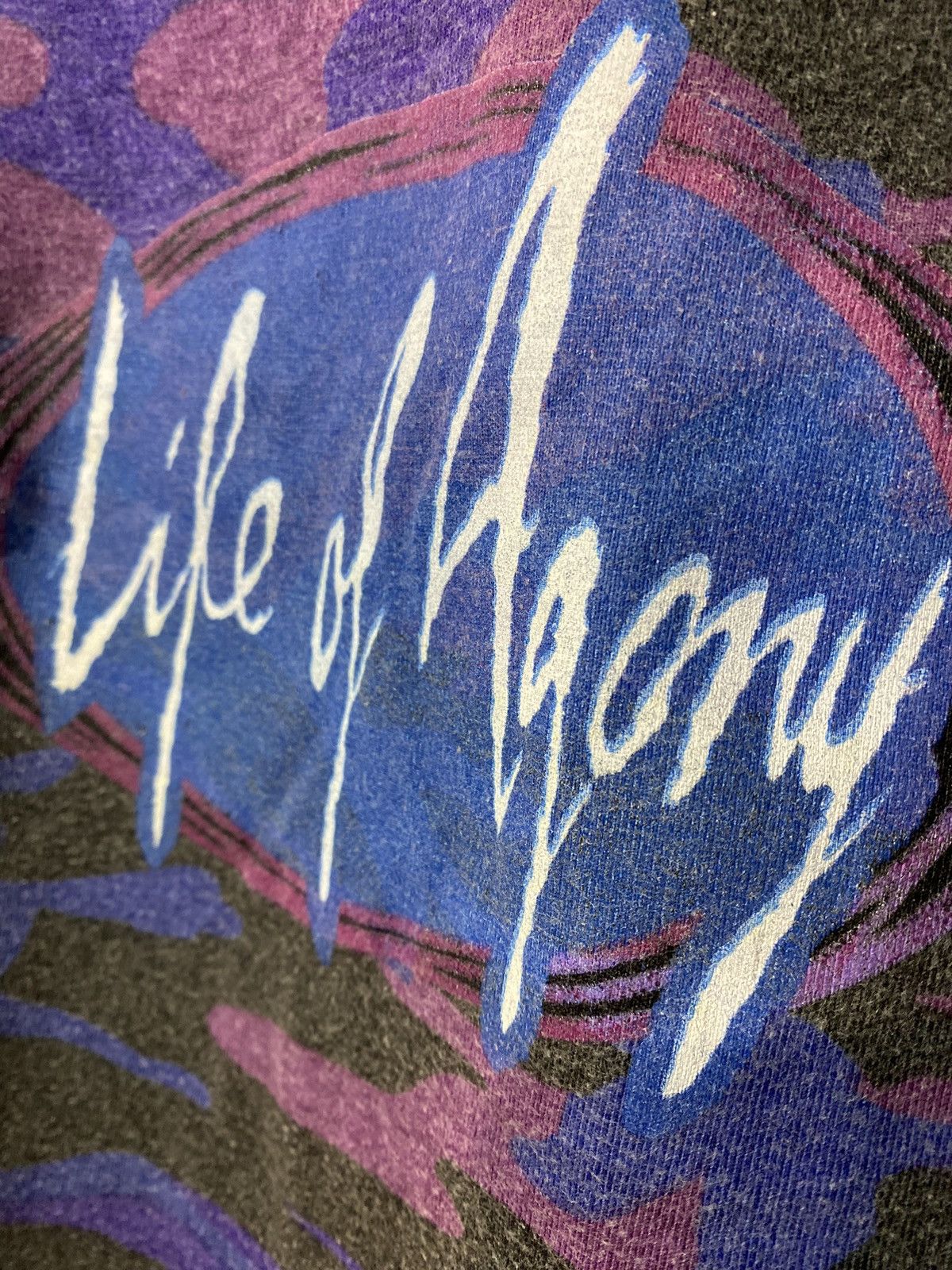 Band Tees × Vintage Vintage Life of agony Shirt 90s Ugly era camo Size US XL / EU 56 / 4 - 3 Thumbnail