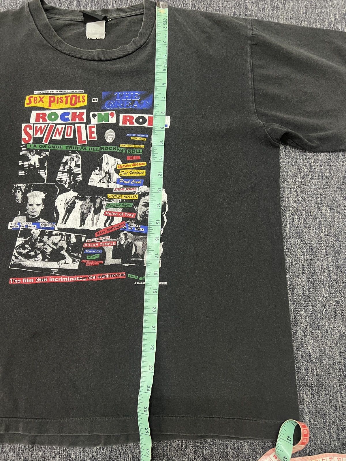Band Tees Vintage Sex Pistols Film Band Tee Malcolm Mclaren Size US L / EU 52-54 / 3 - 13 Thumbnail